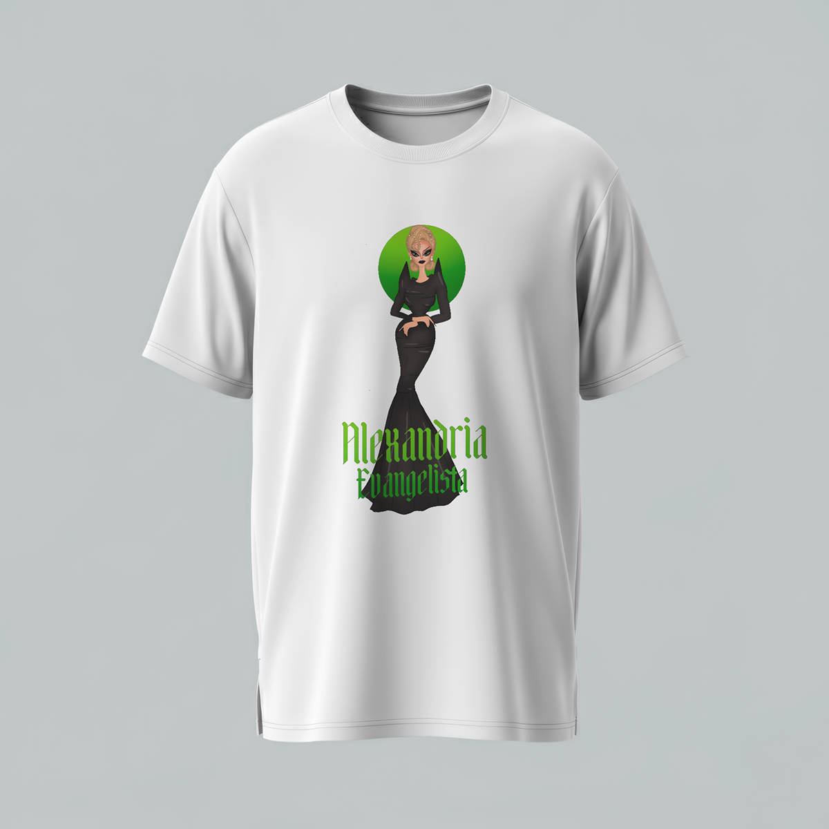 Alexandria Evangelista Black Dress Tee