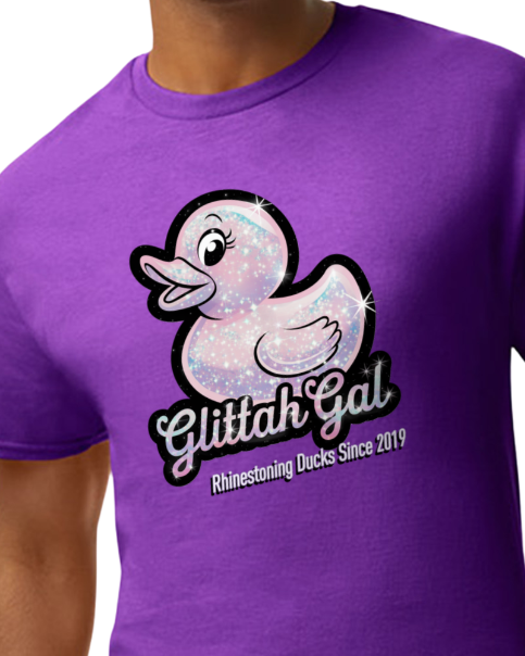 Glittah Gal Duck Tee