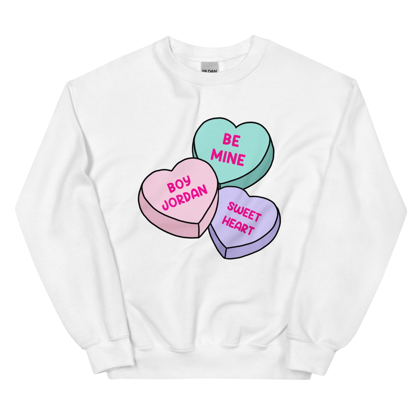 Valentine's Day Unisex Sweatshirt - Love, Boy Jordan