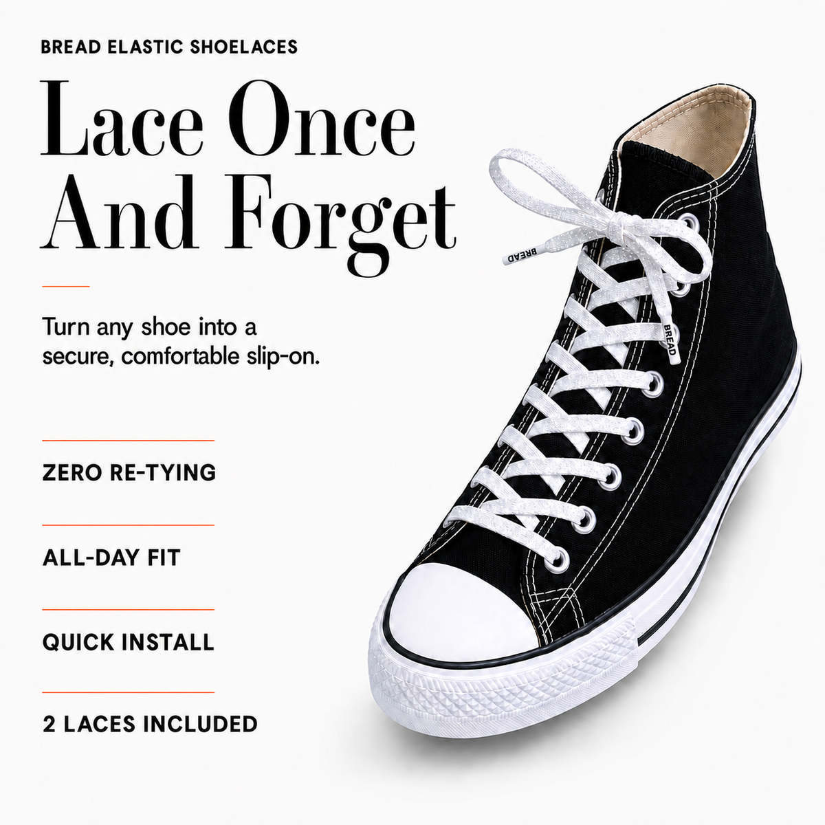 Sparkly Flat Bread Laces - Love, Boy Jordan