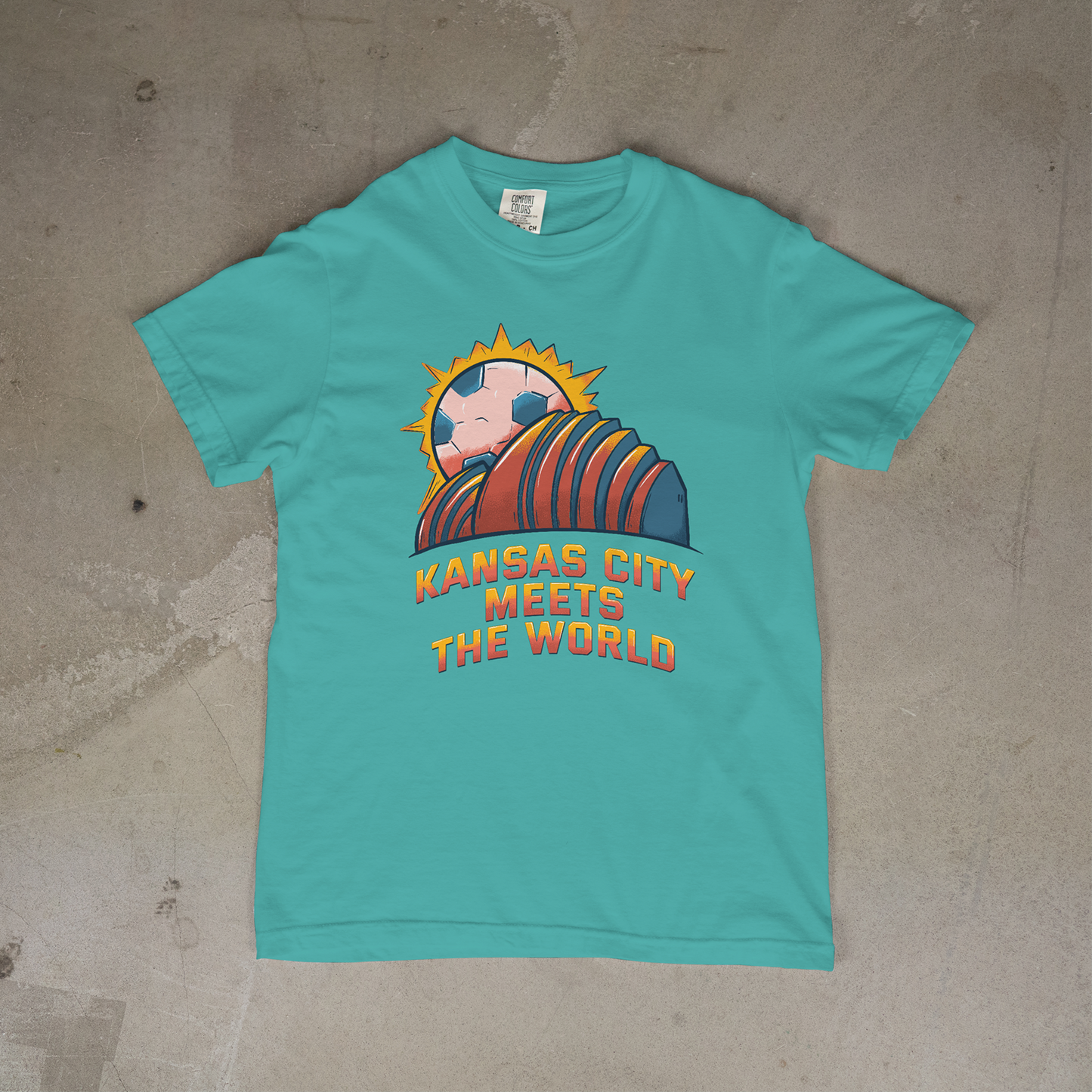 Kansas City Meets the World Tee - Love, Boy Jordan