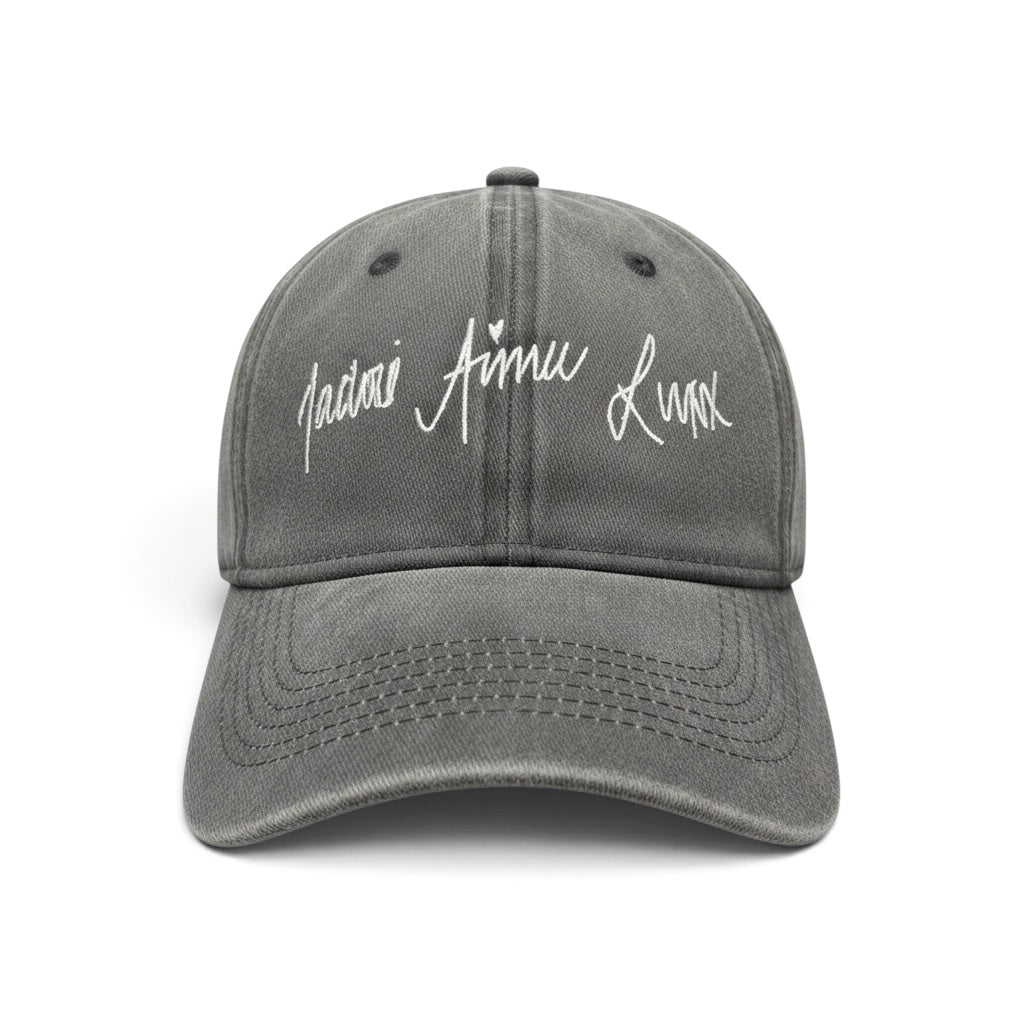 Jadoré Aimee Luxx embroidered vintage wash hat