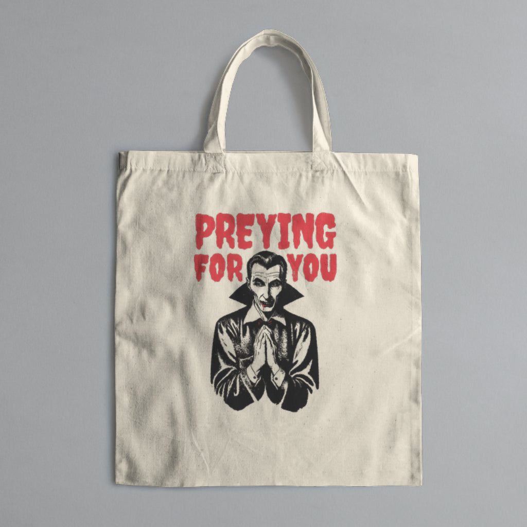 Preying For You Canvas Tote