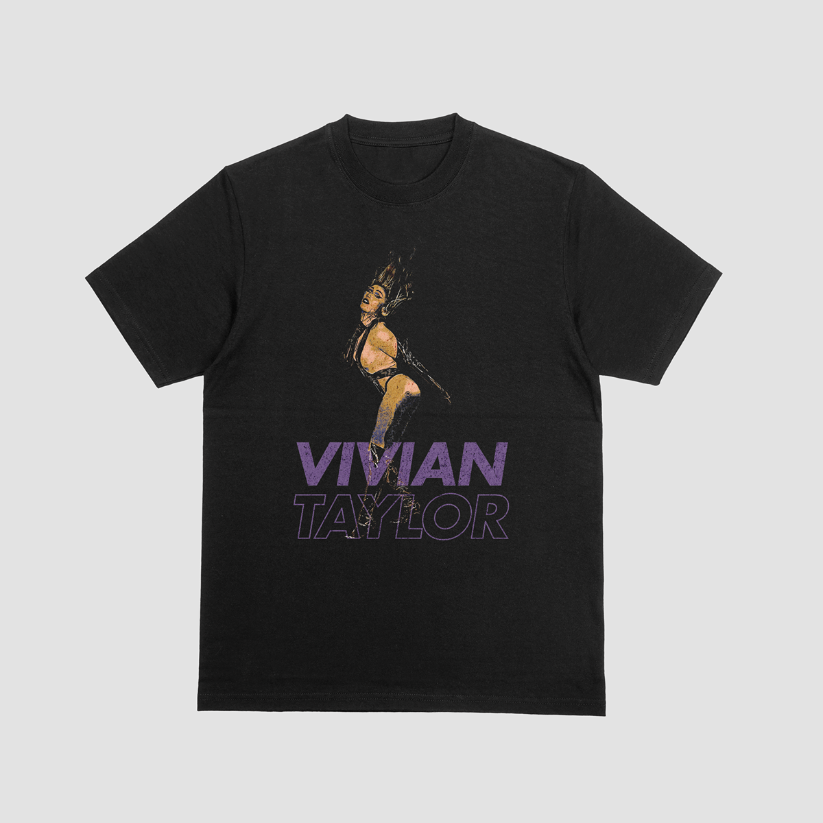 Vivian Taylor Black Tee