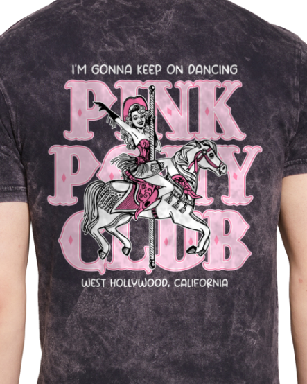 Pink Pony Club Acid Wash Tee