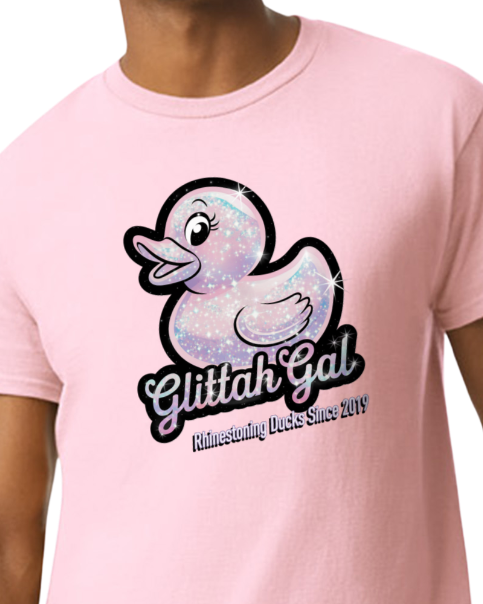 Glittah Gal Duck Tee