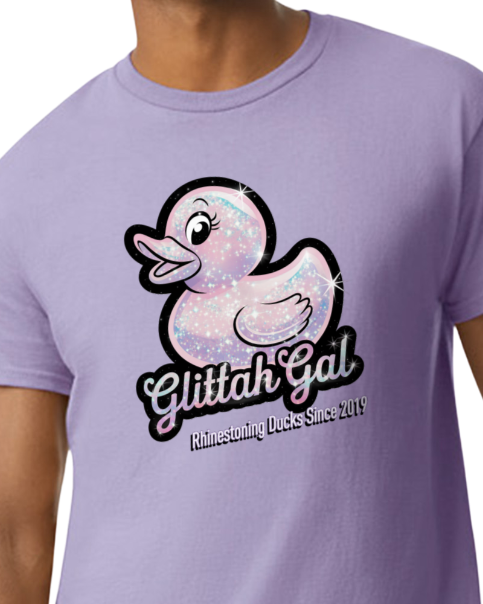 Glittah Gal Duck Tee