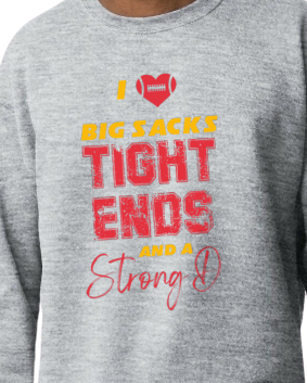 Big Sacks, Tight Ends Crewneck Sweatshirt