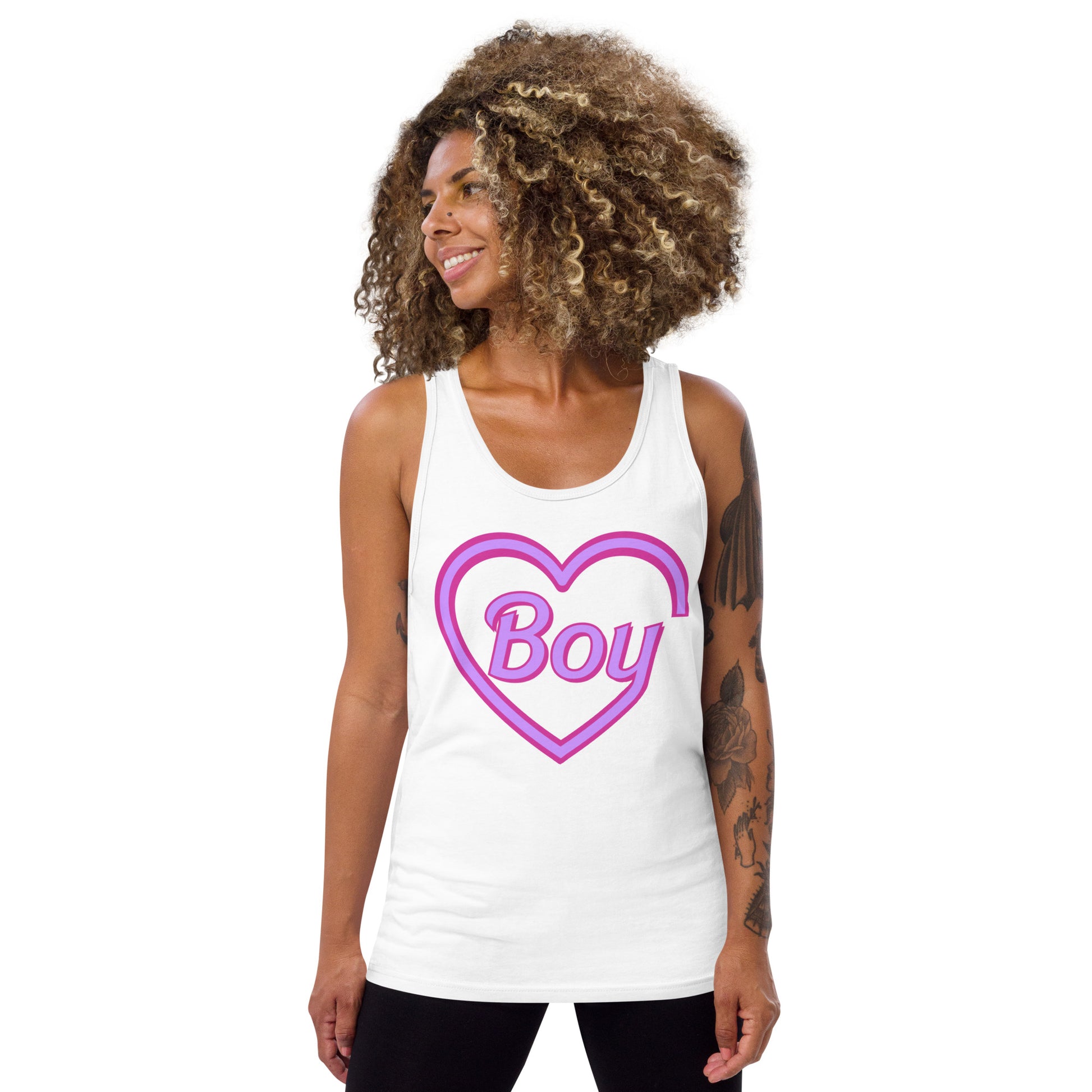 Lover Boy Unisex Tank Top - Love, Boy Jordan