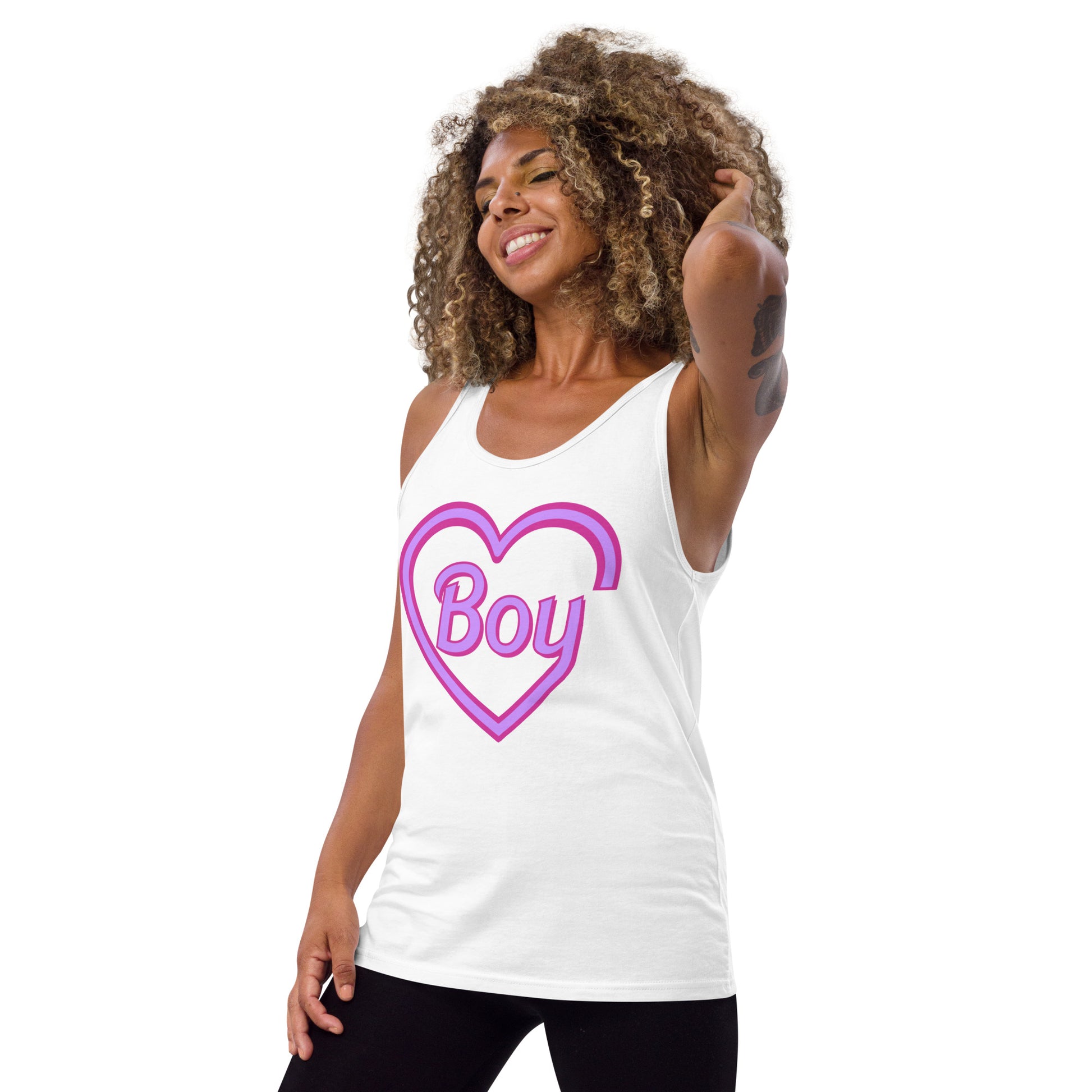 Lover Boy Unisex Tank Top - Love, Boy Jordan