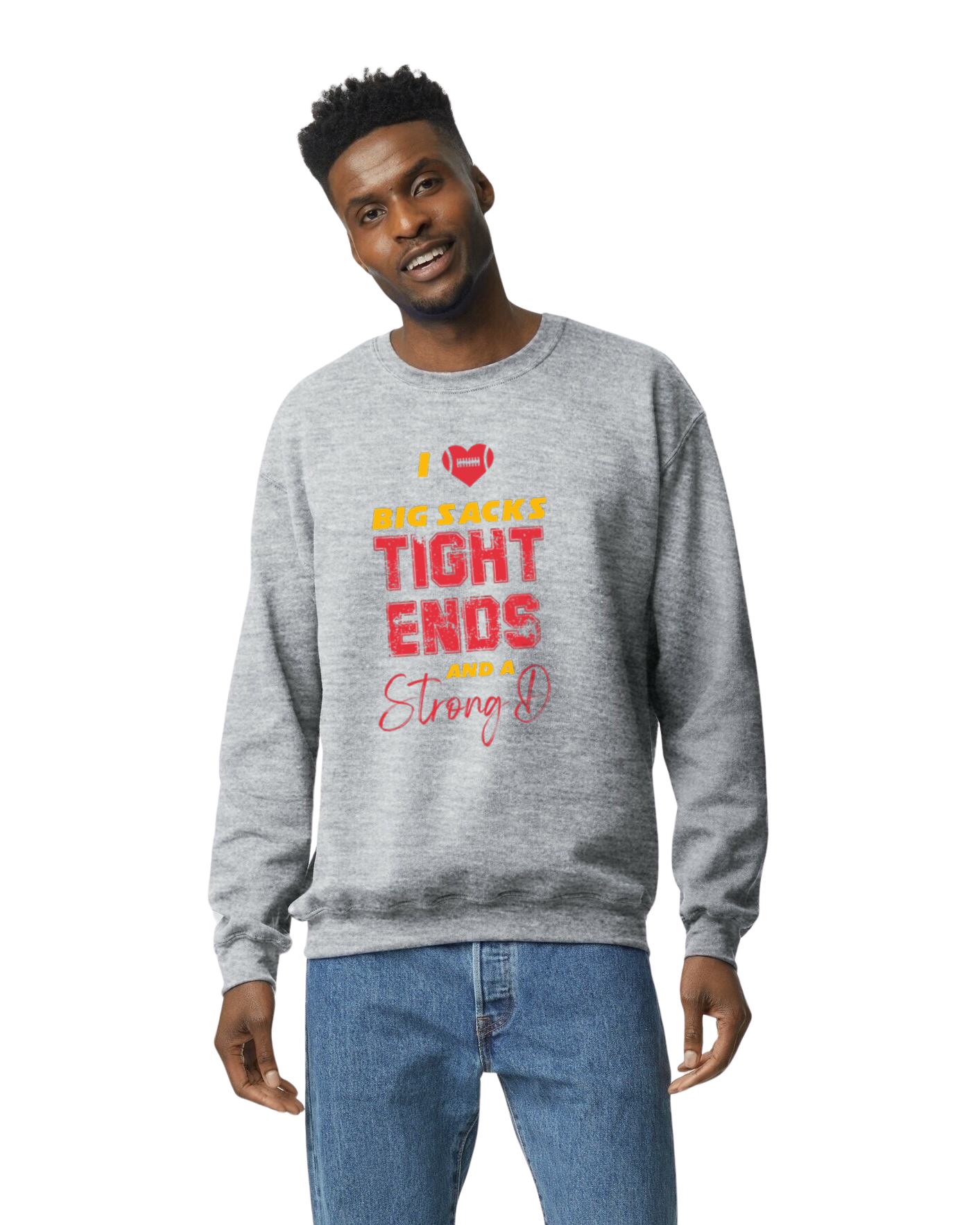 Big Sacks, Tight Ends Crewneck Sweatshirt