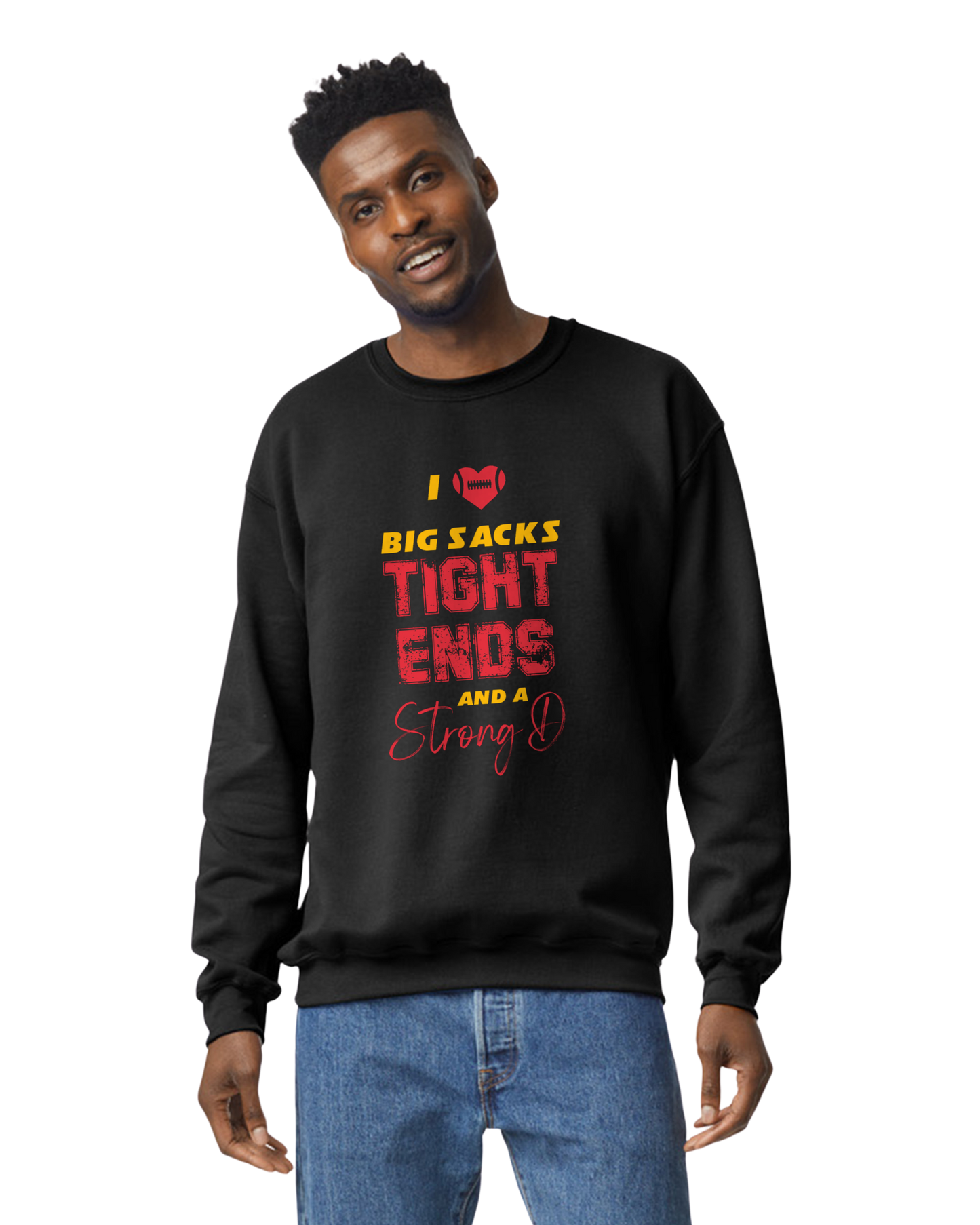 Big Sacks, Tight Ends Crewneck Sweatshirt