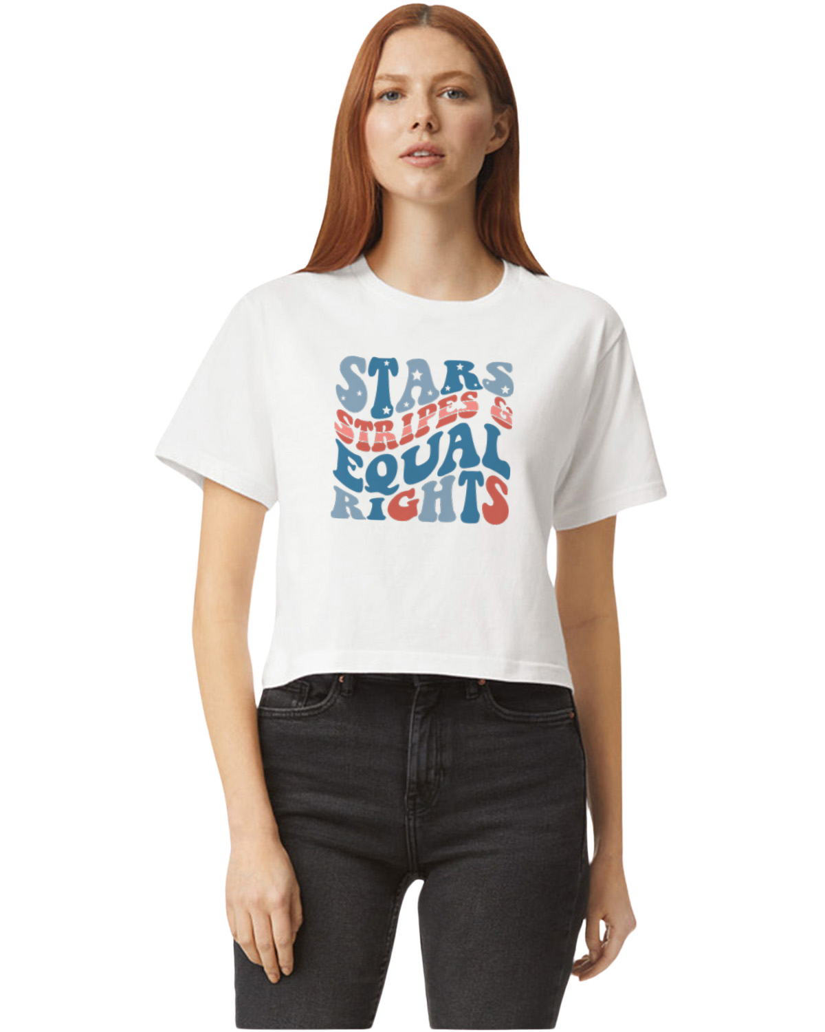 Stars and Stripes Boxy Tee