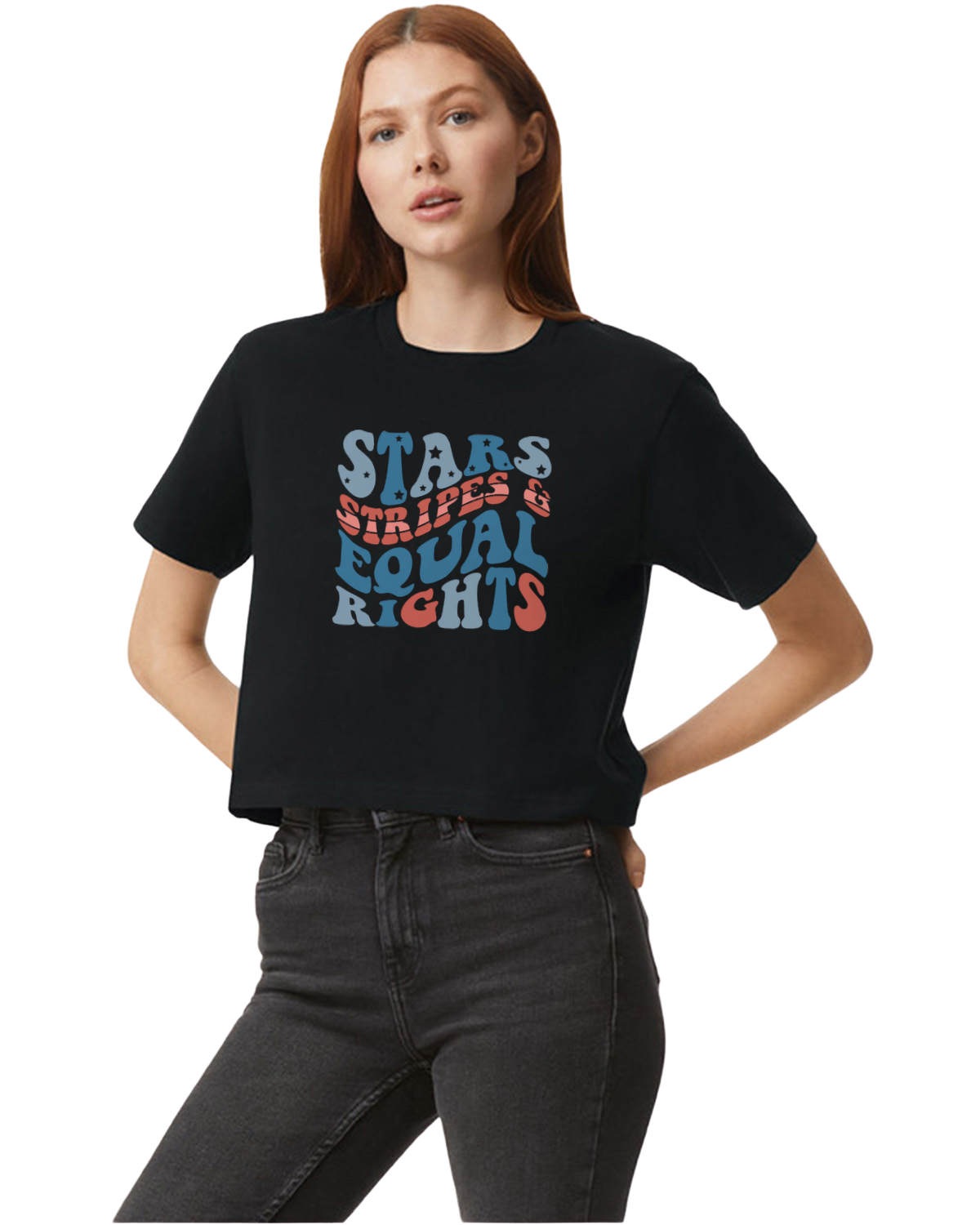 Stars and Stripes Boxy Tee