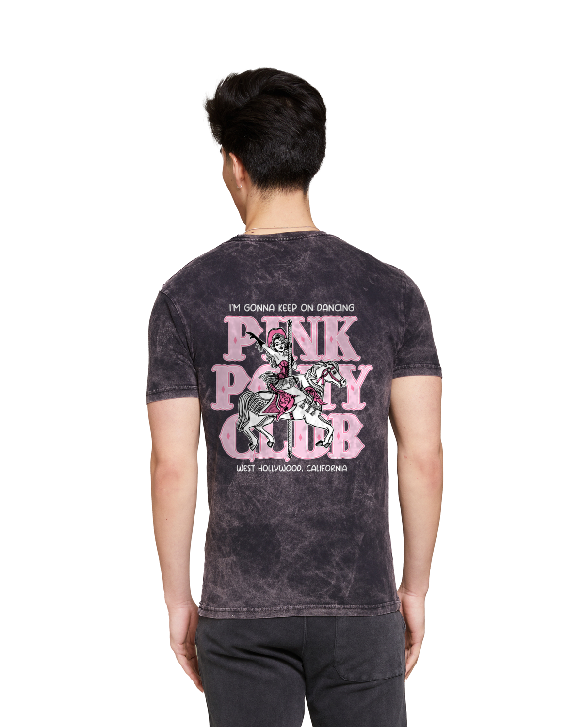 Pink Pony Club Acid Wash Tee