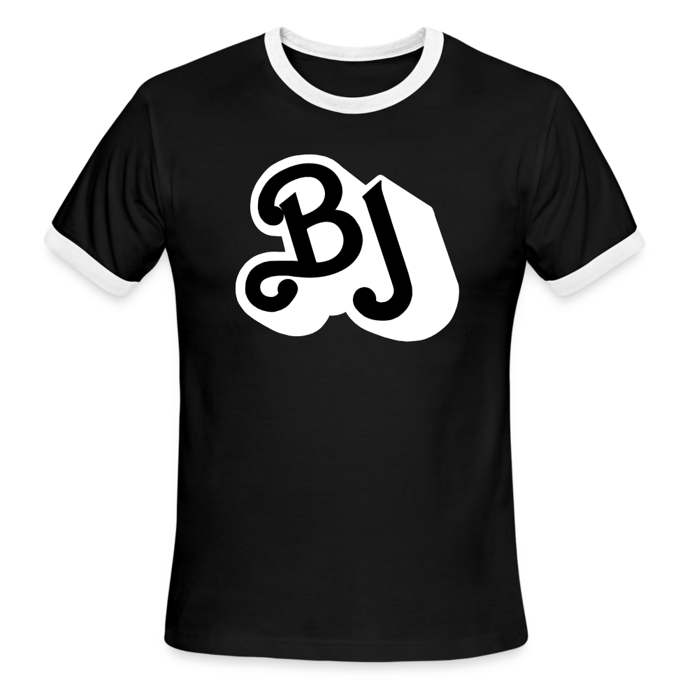 Men's Ringer T-Shirt - black/white