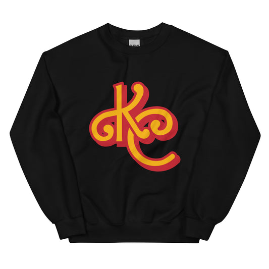 KC Red and Gold Logo Sweatshirt - Love, Boy Jordan