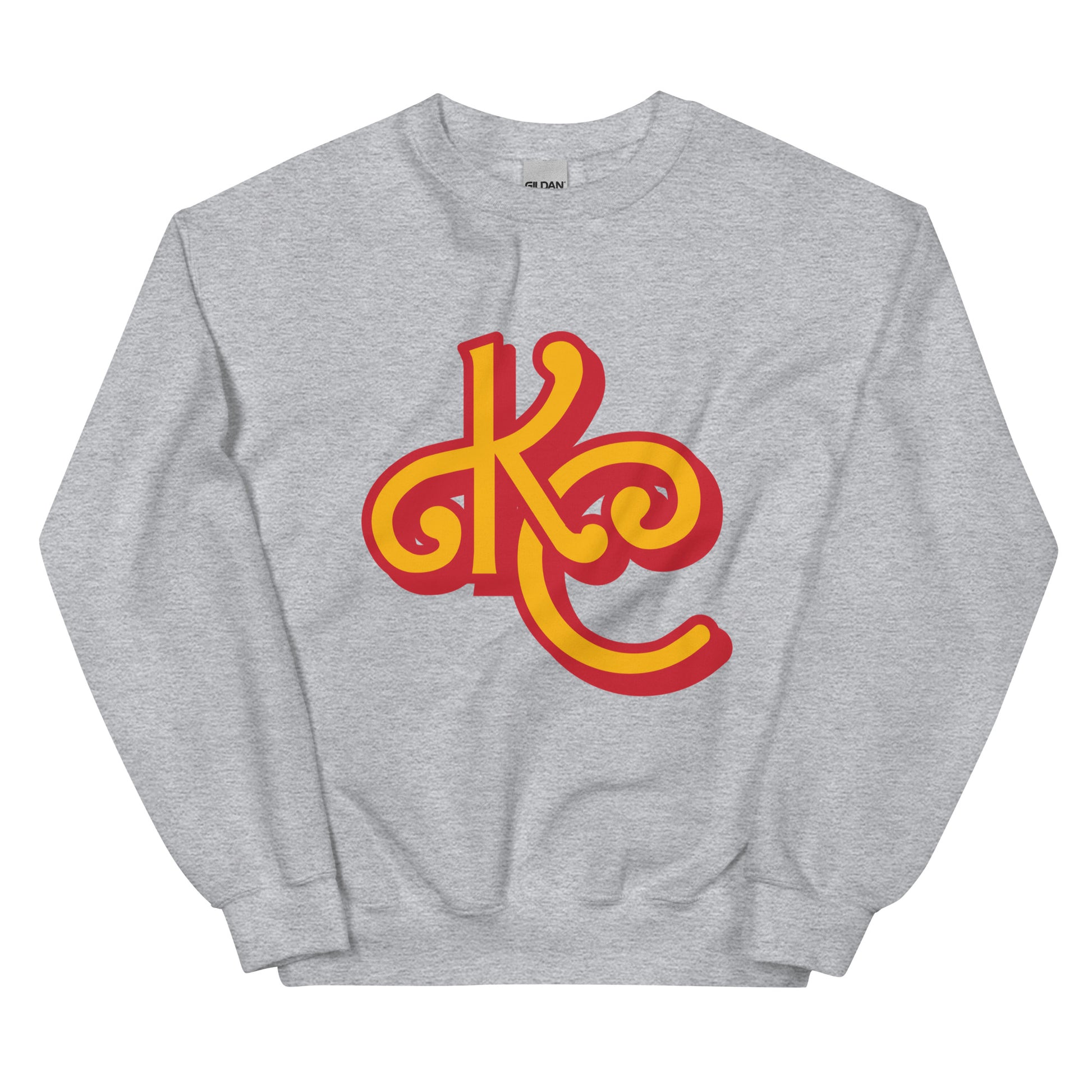 KC Red and Gold Logo Sweatshirt - Love, Boy Jordan