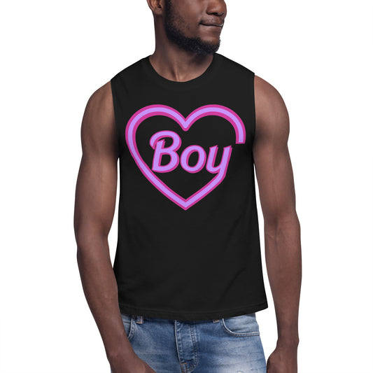 Lover Boy Muscle Shirt - Love, Boy Jordan