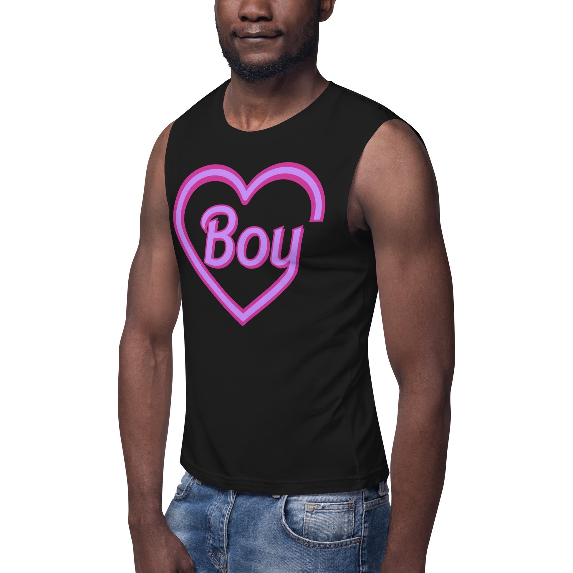 Lover Boy Muscle Shirt - Love, Boy Jordan