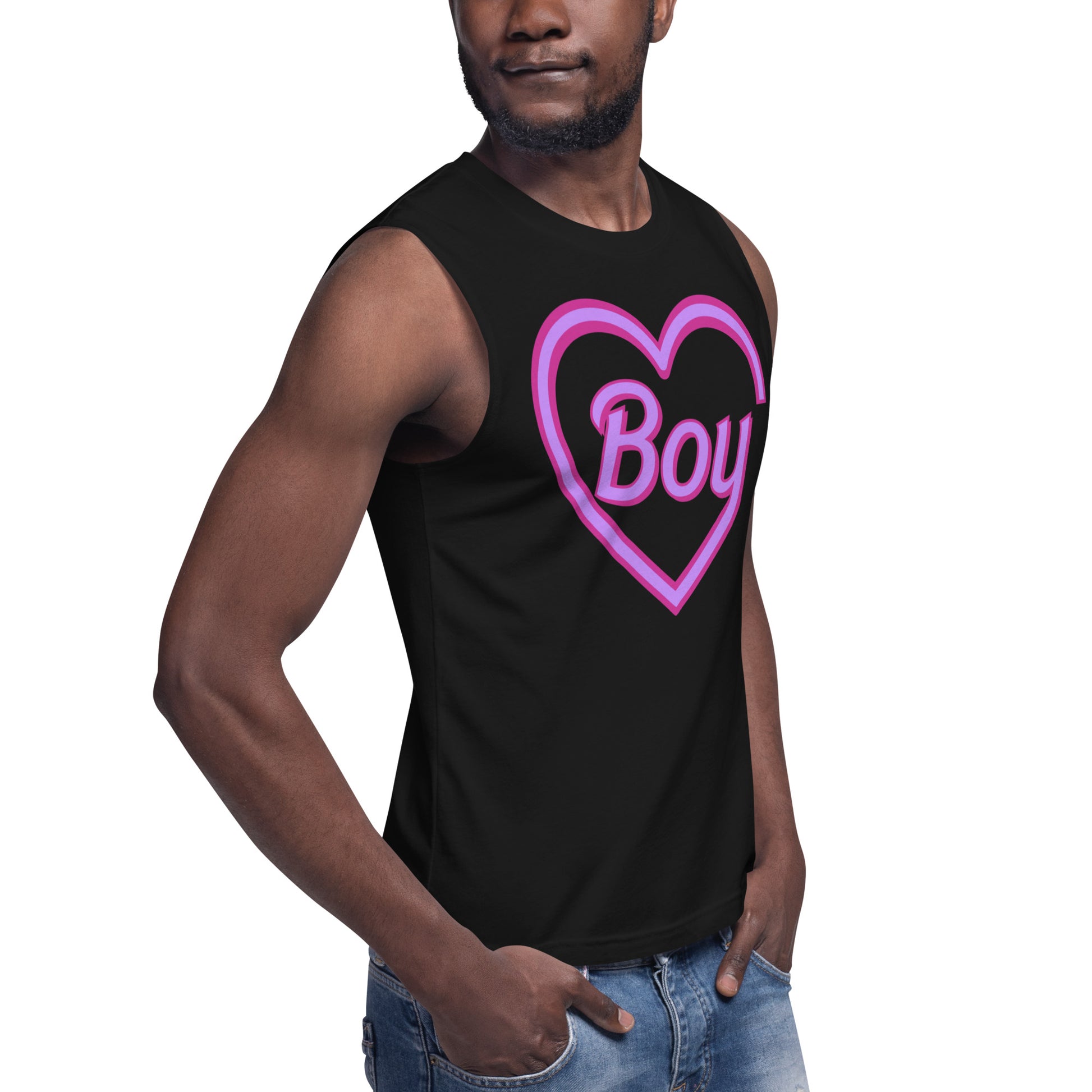 Lover Boy Muscle Shirt - Love, Boy Jordan