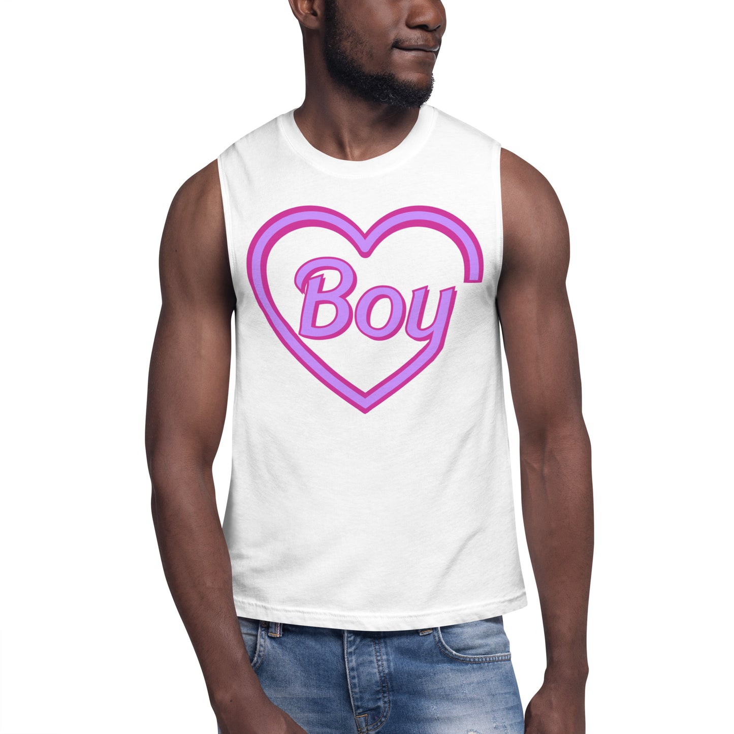 Lover Boy Muscle Shirt - Love, Boy Jordan