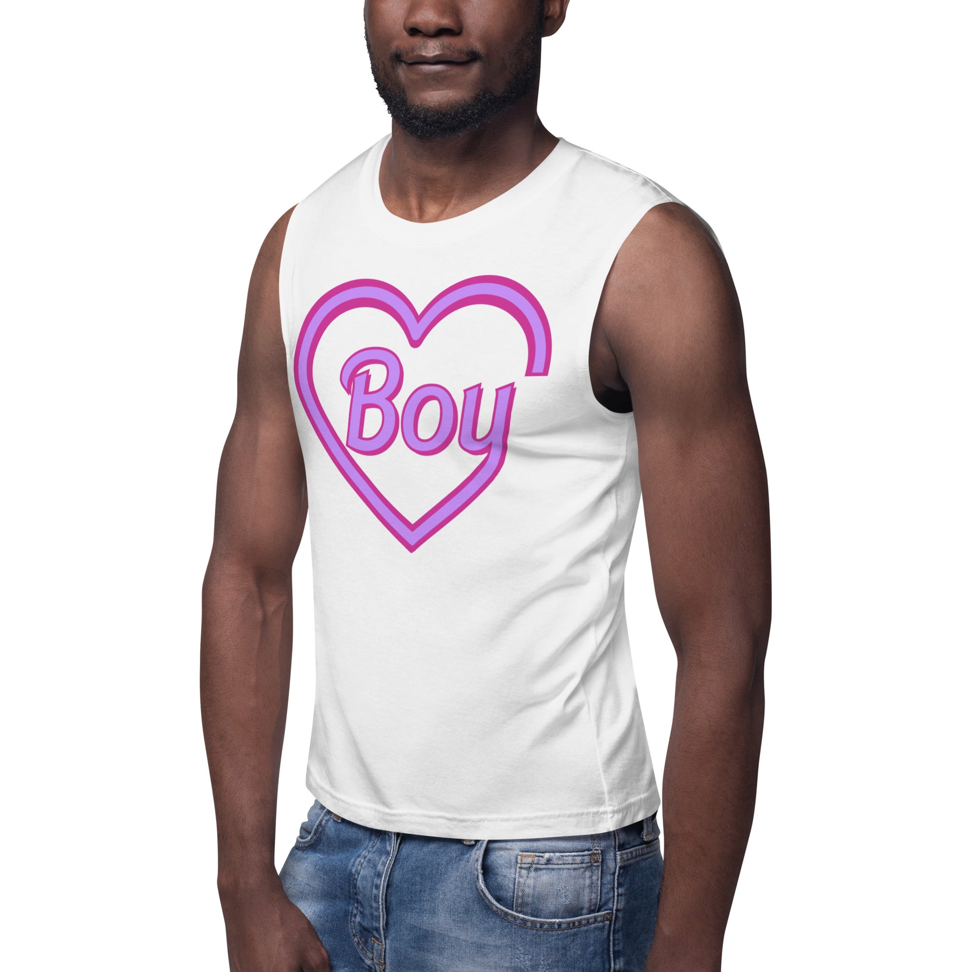 Lover Boy Muscle Shirt - Love, Boy Jordan