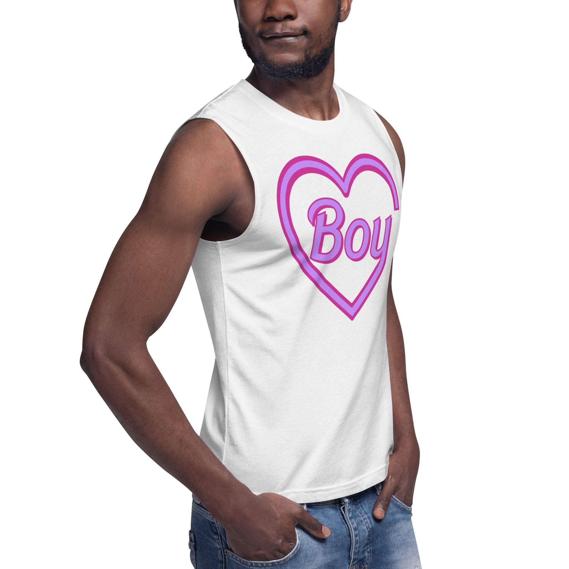 Lover Boy Muscle Shirt - Love, Boy Jordan