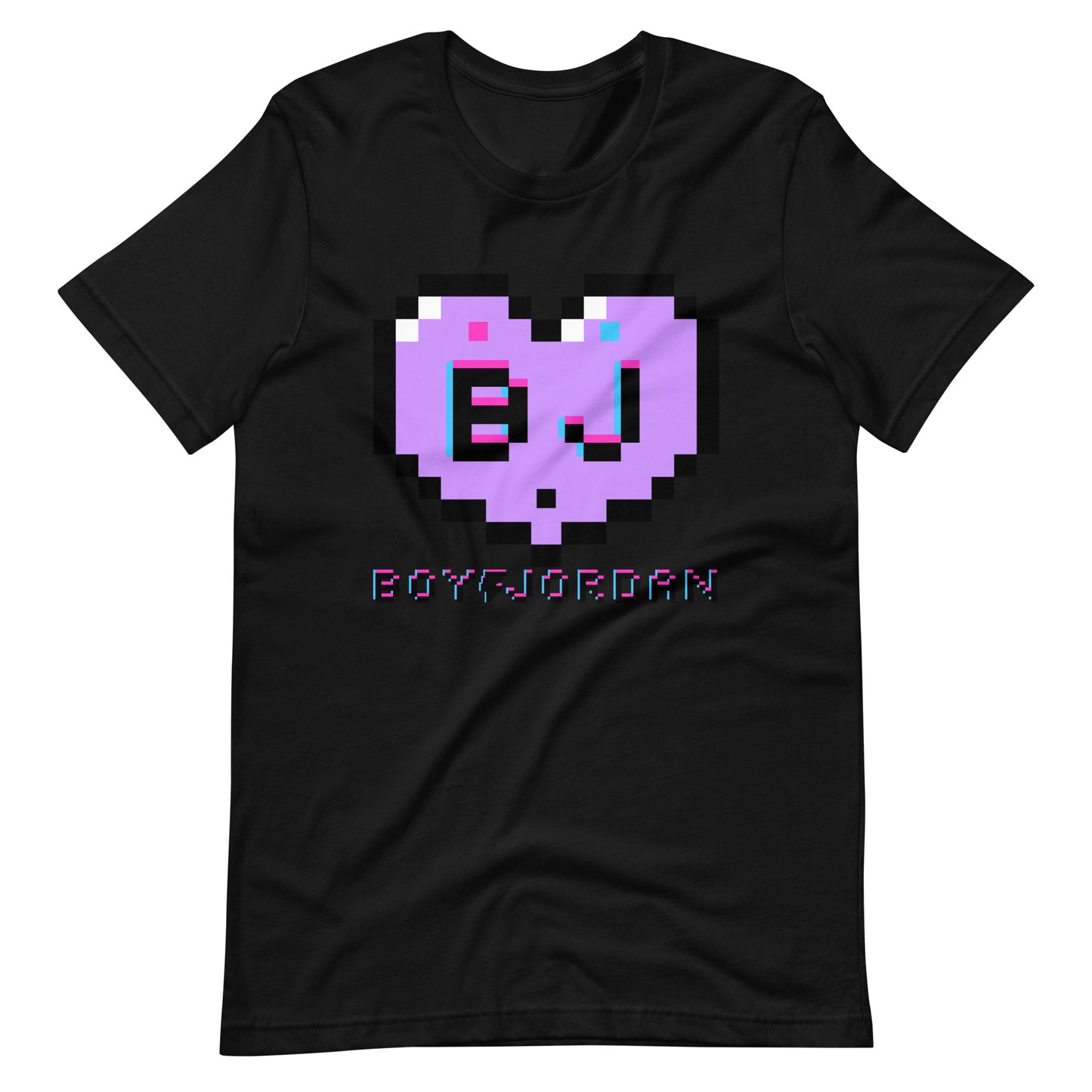 BJ Pixel Heart t-shirt - Love, Boy Jordan