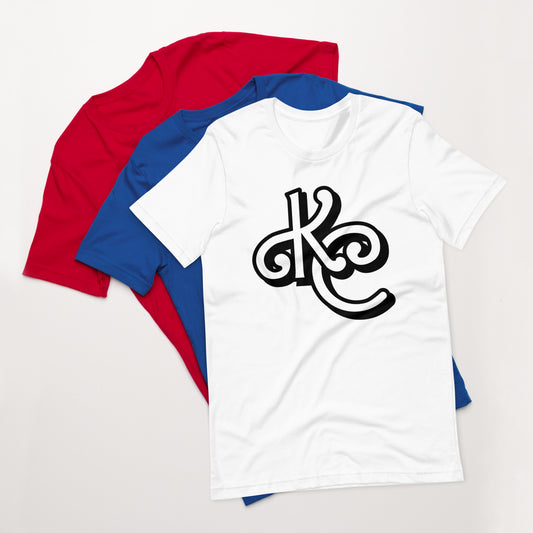 KC Black and White Logo t-shirt - Love, Boy Jordan