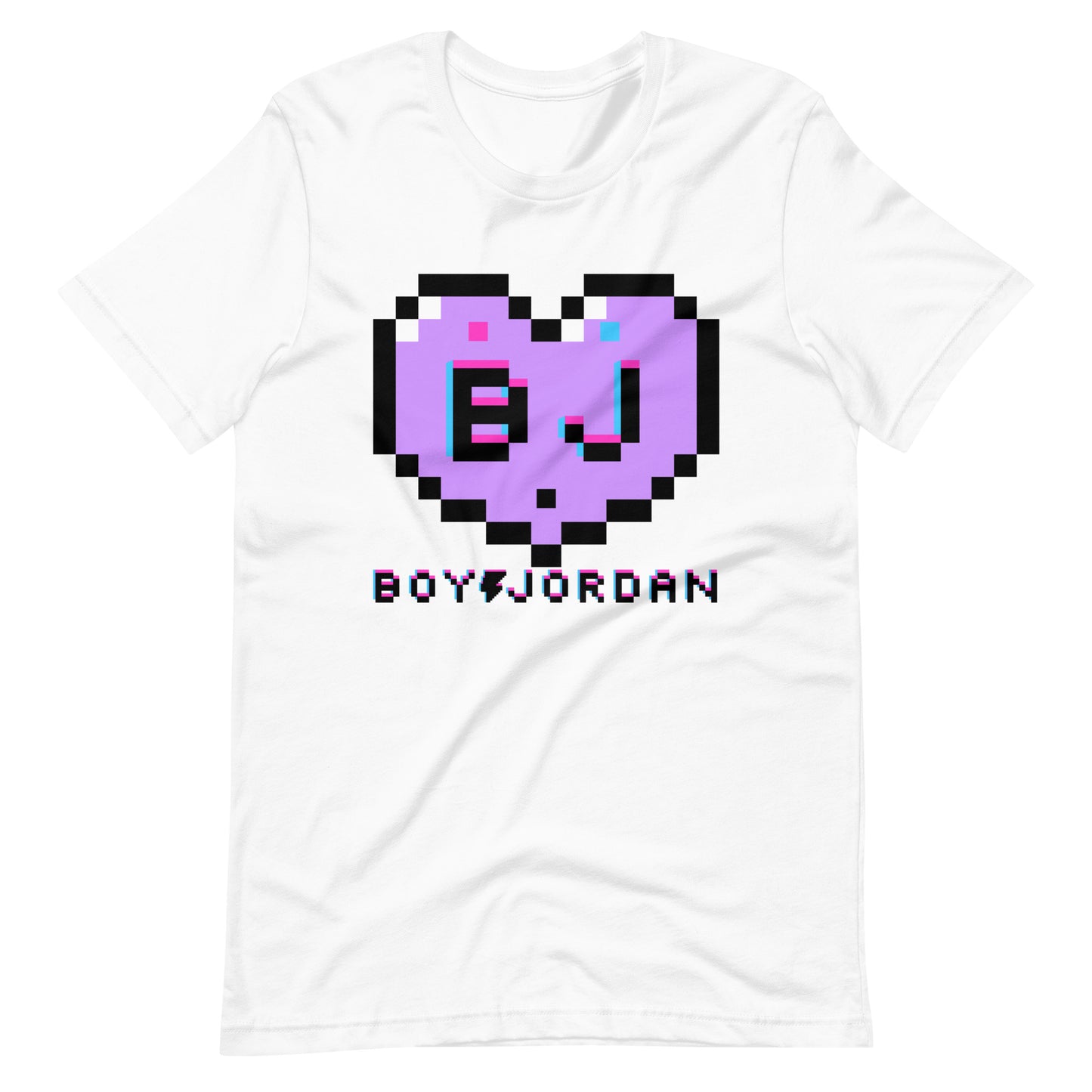 BJ Pixel Heart t-shirt - Love, Boy Jordan