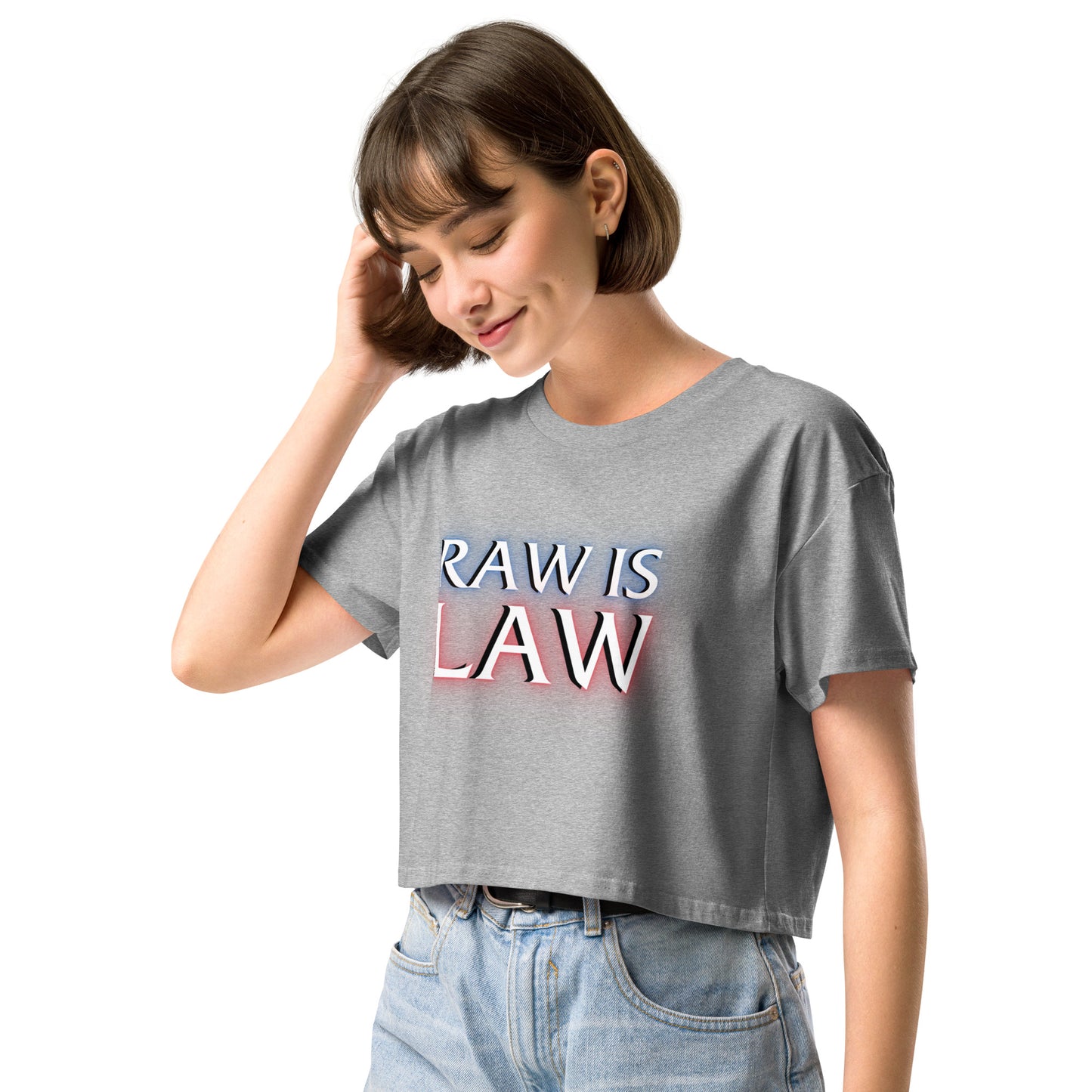 Raw is Law Women’s crop top - Love, Boy Jordan