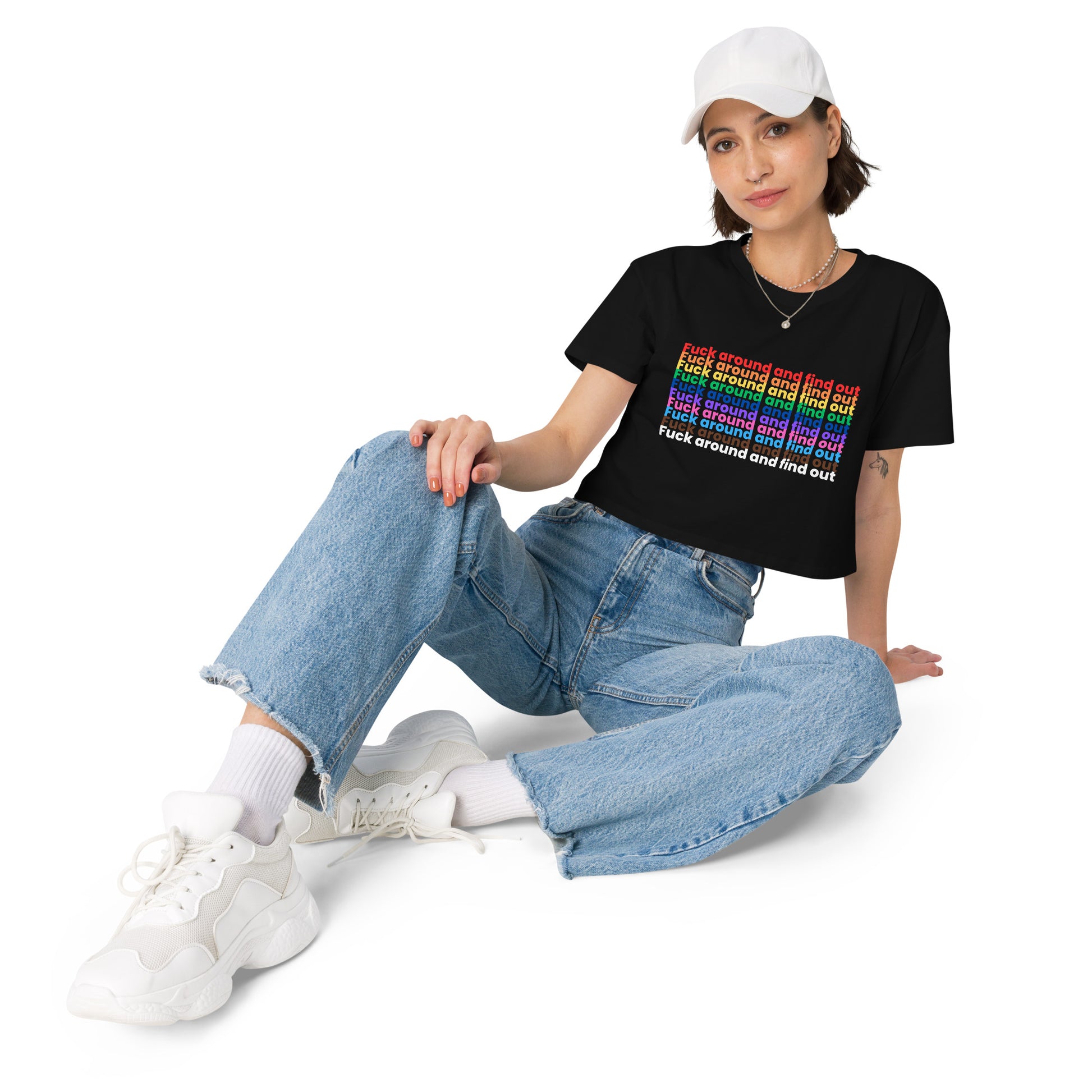 Women’s PRIDE crop top - Love, Boy Jordan