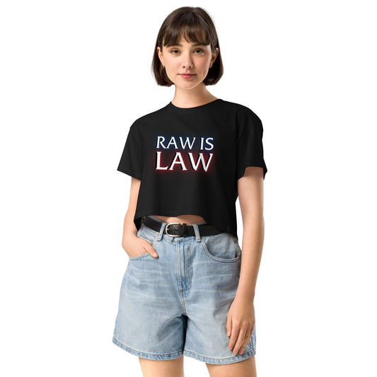 Raw is Law Women’s crop top - Love, Boy Jordan