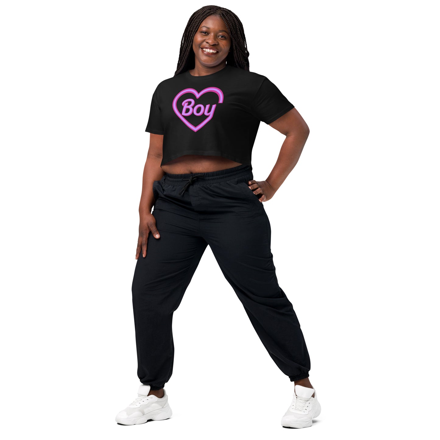 Lover Boy Women’s crop top - Love, Boy Jordan