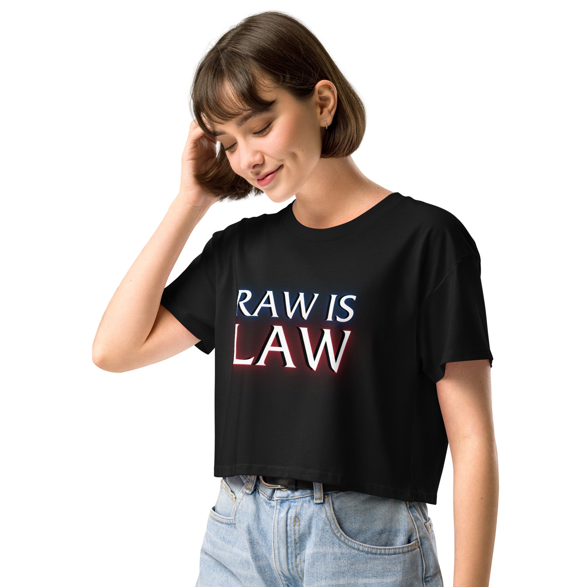 Raw is Law Women’s crop top - Love, Boy Jordan