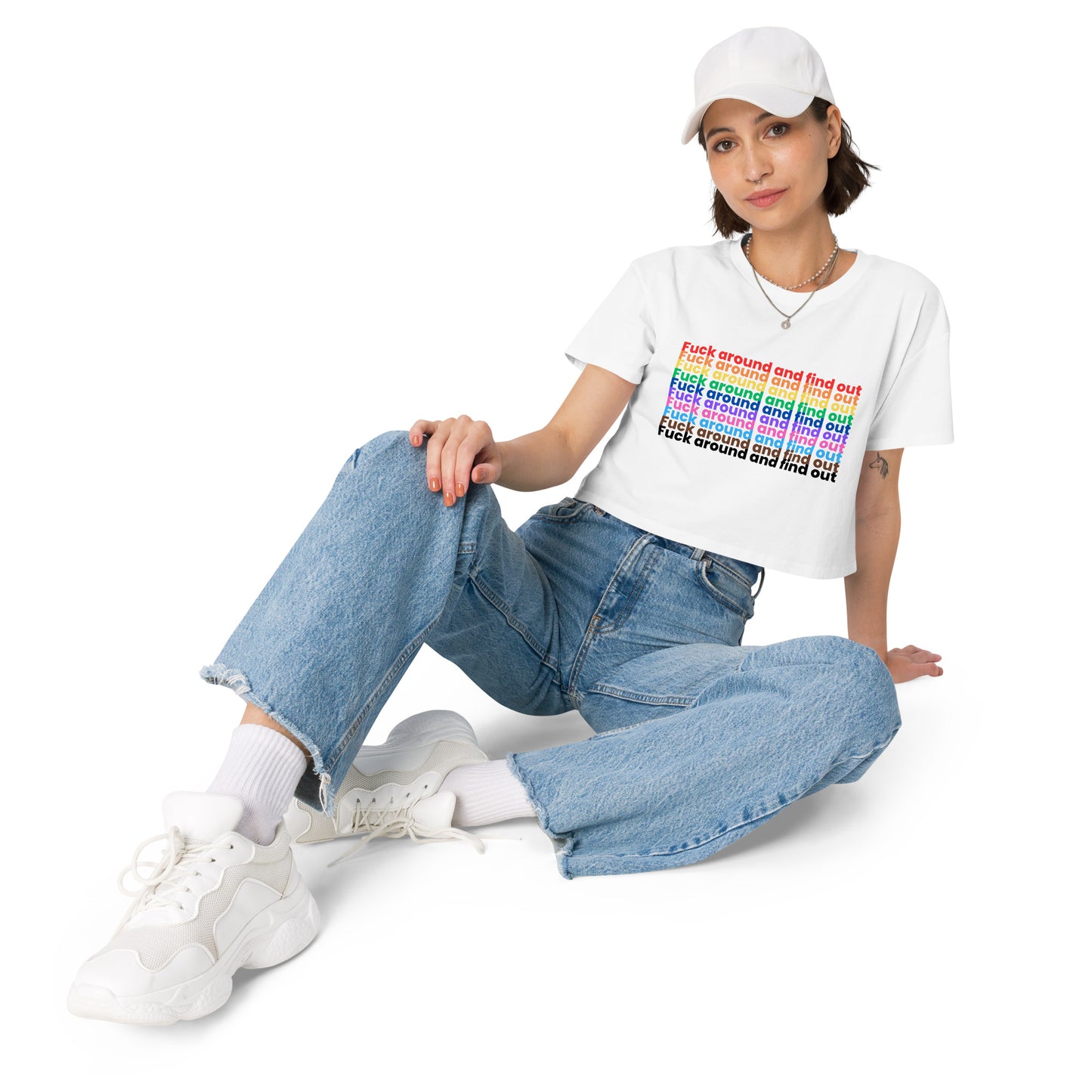 Women’s PRIDE crop top - Love, Boy Jordan