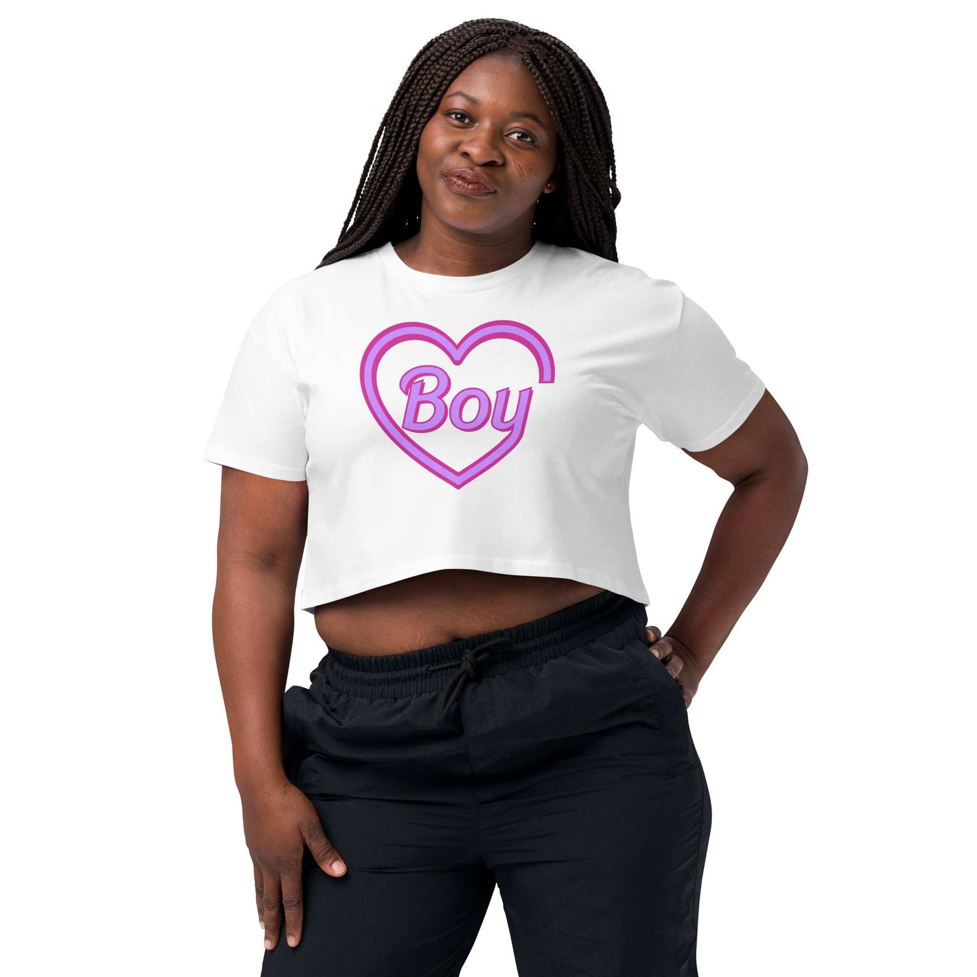 Lover Boy Women’s crop top - Love, Boy Jordan