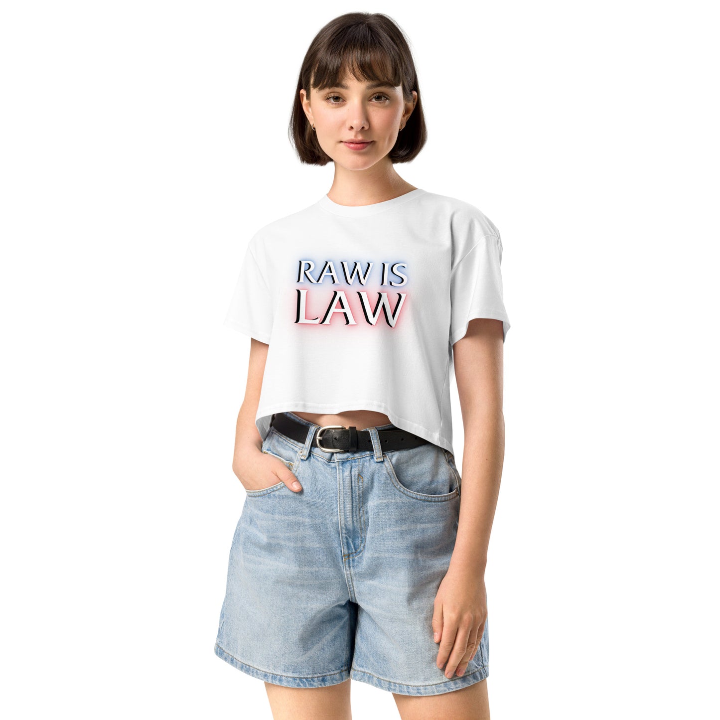 Raw is Law Women’s crop top - Love, Boy Jordan