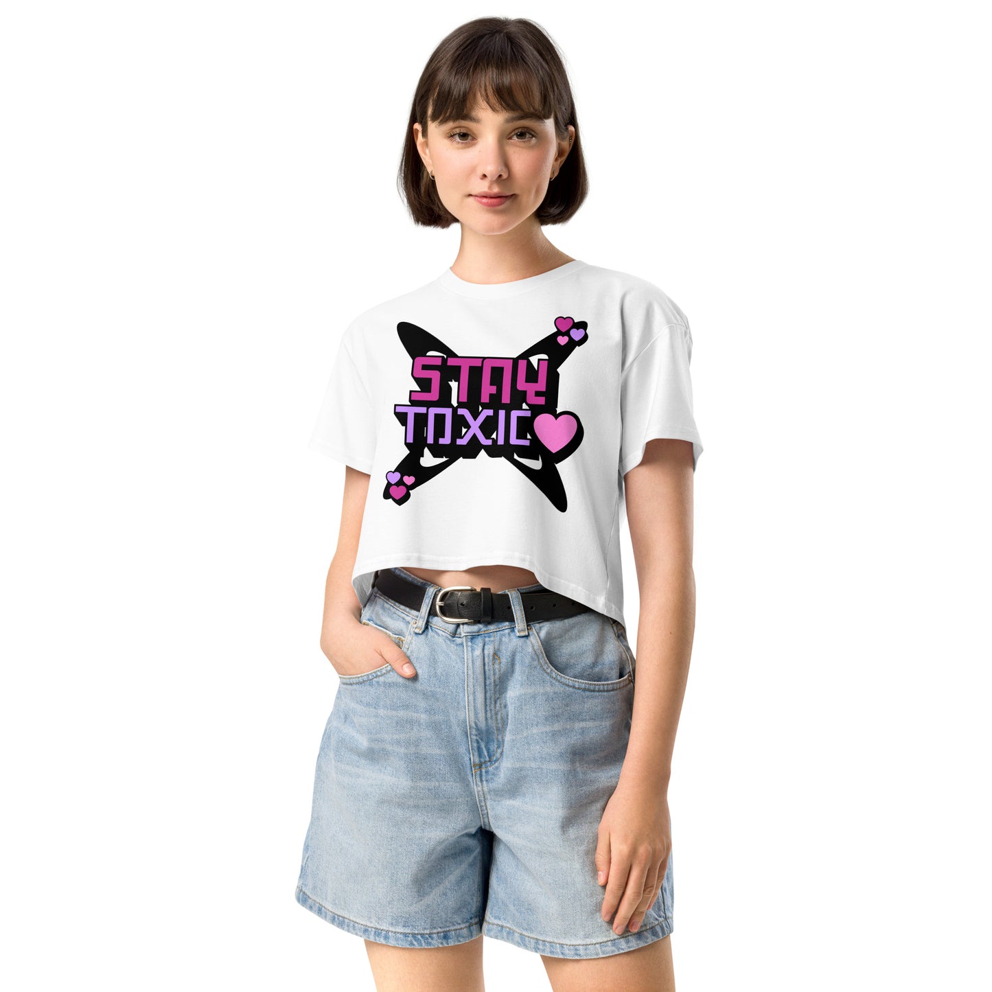 Stay Toxic Women’s crop top - Love, Boy Jordan