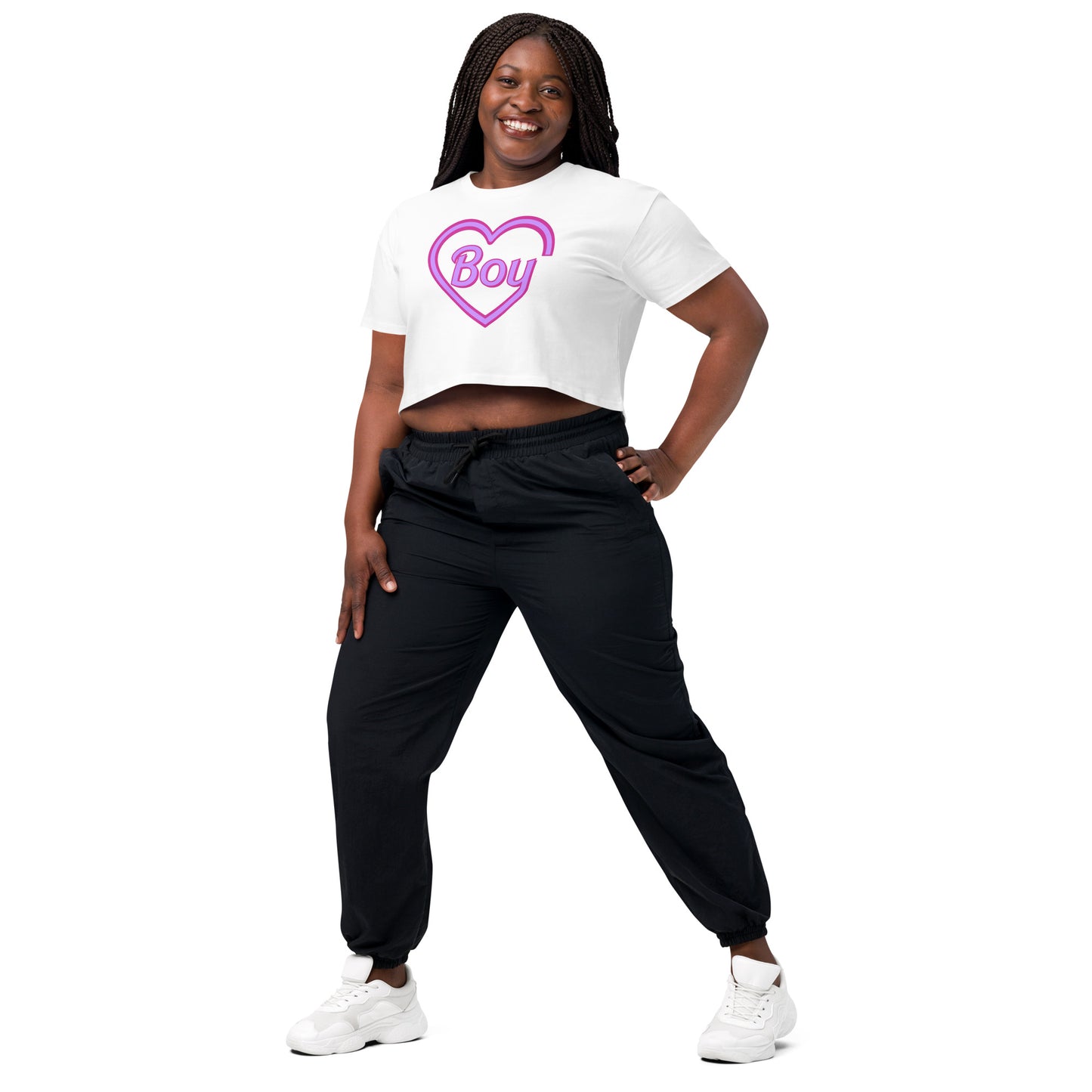 Lover Boy Women’s crop top - Love, Boy Jordan