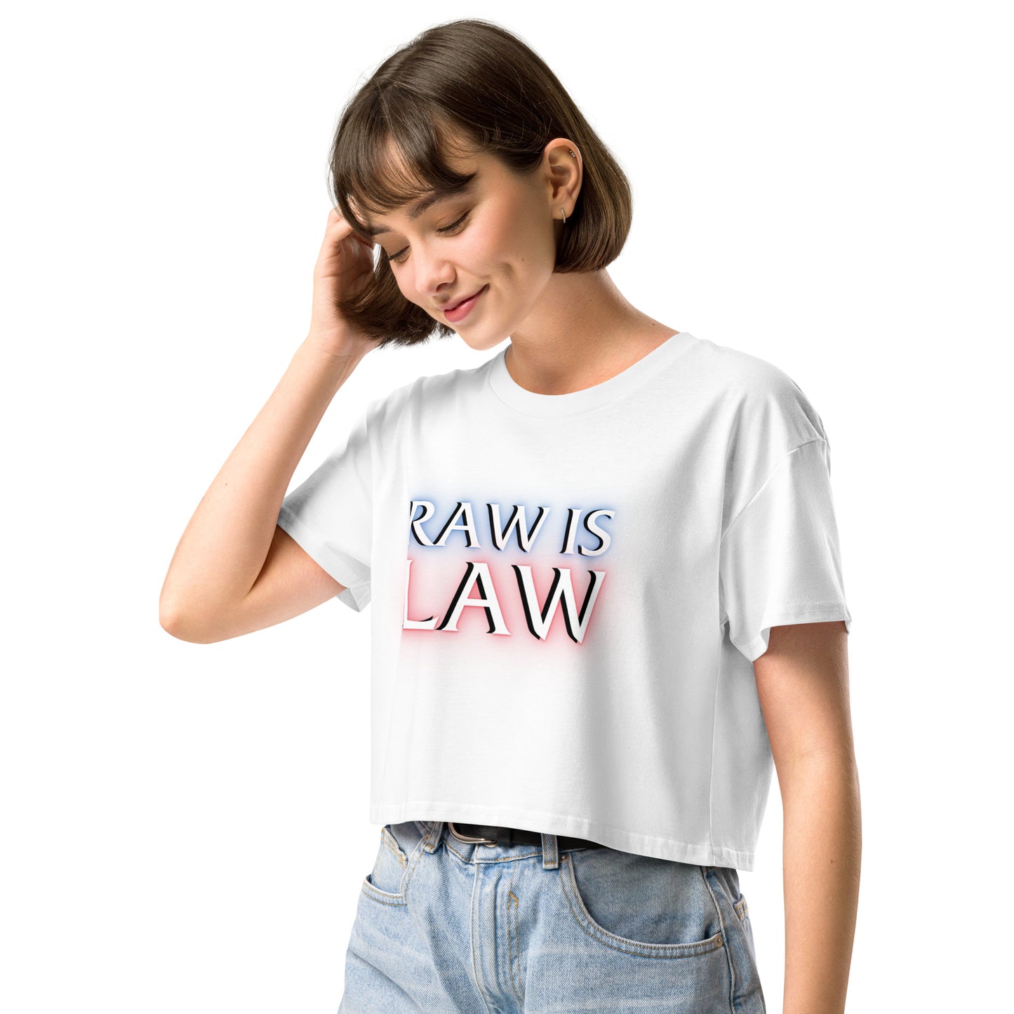 Raw is Law Women’s crop top - Love, Boy Jordan