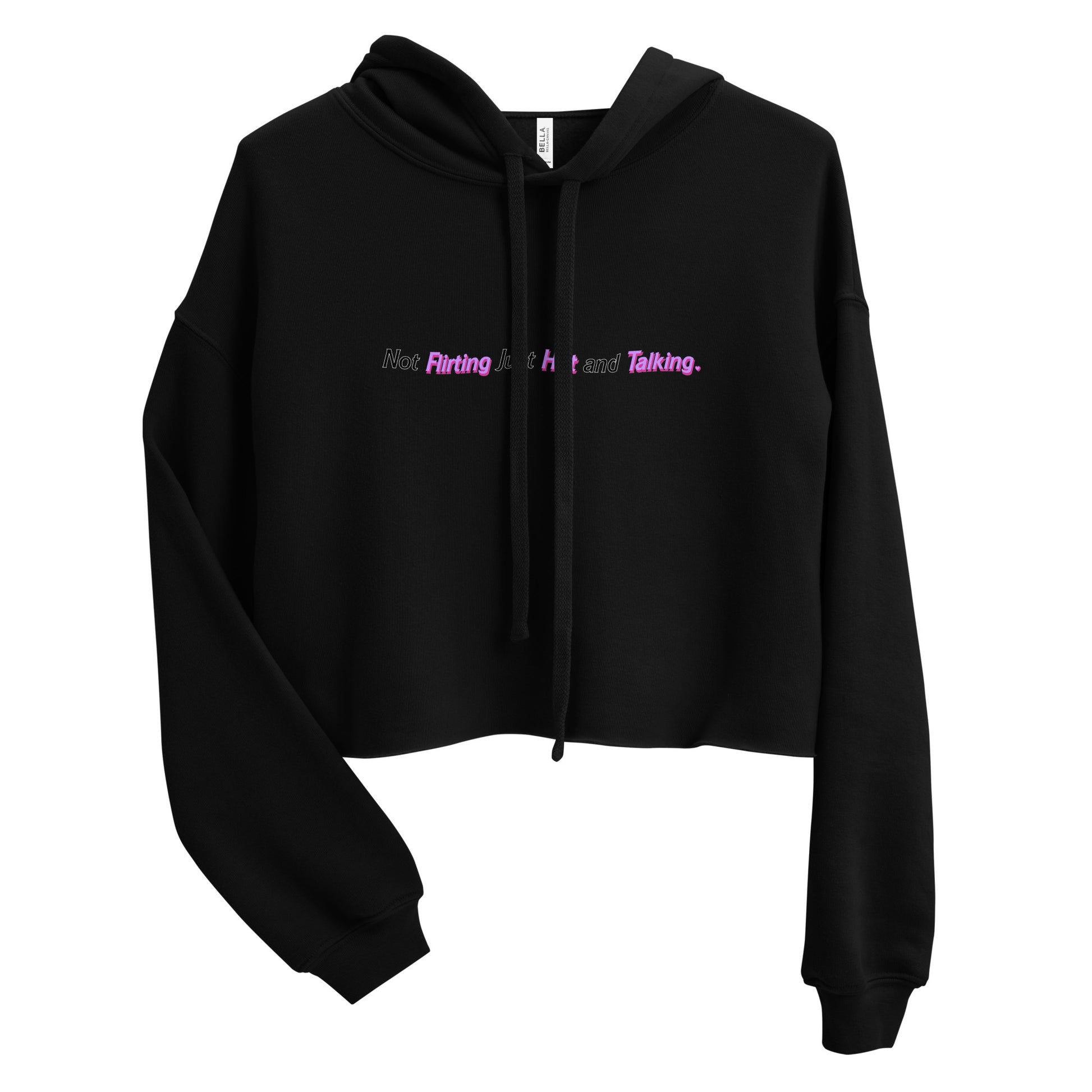 Hot and Talking Crop Hoodie - Love, Boy Jordan