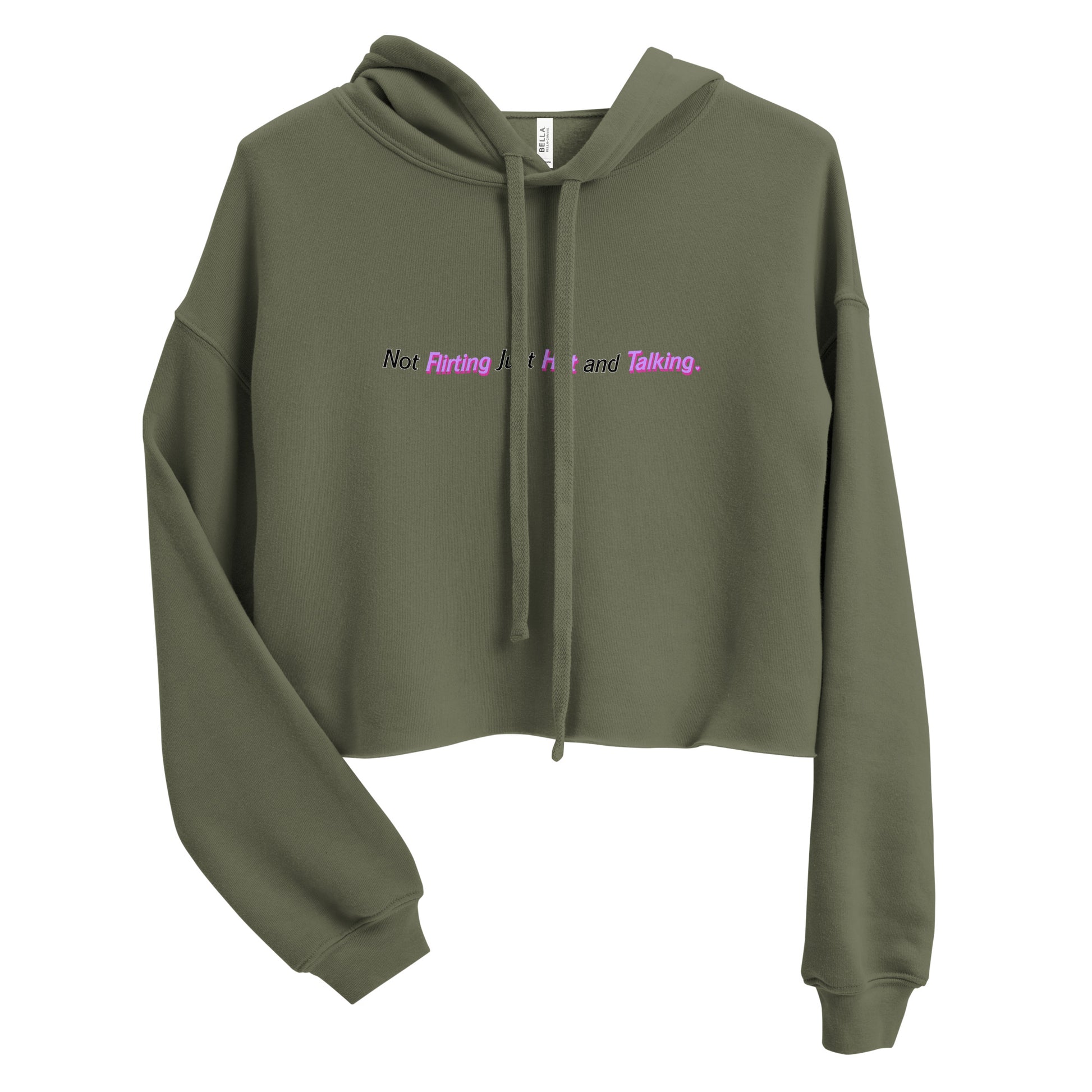 Hot and Talking Crop Hoodie - Love, Boy Jordan