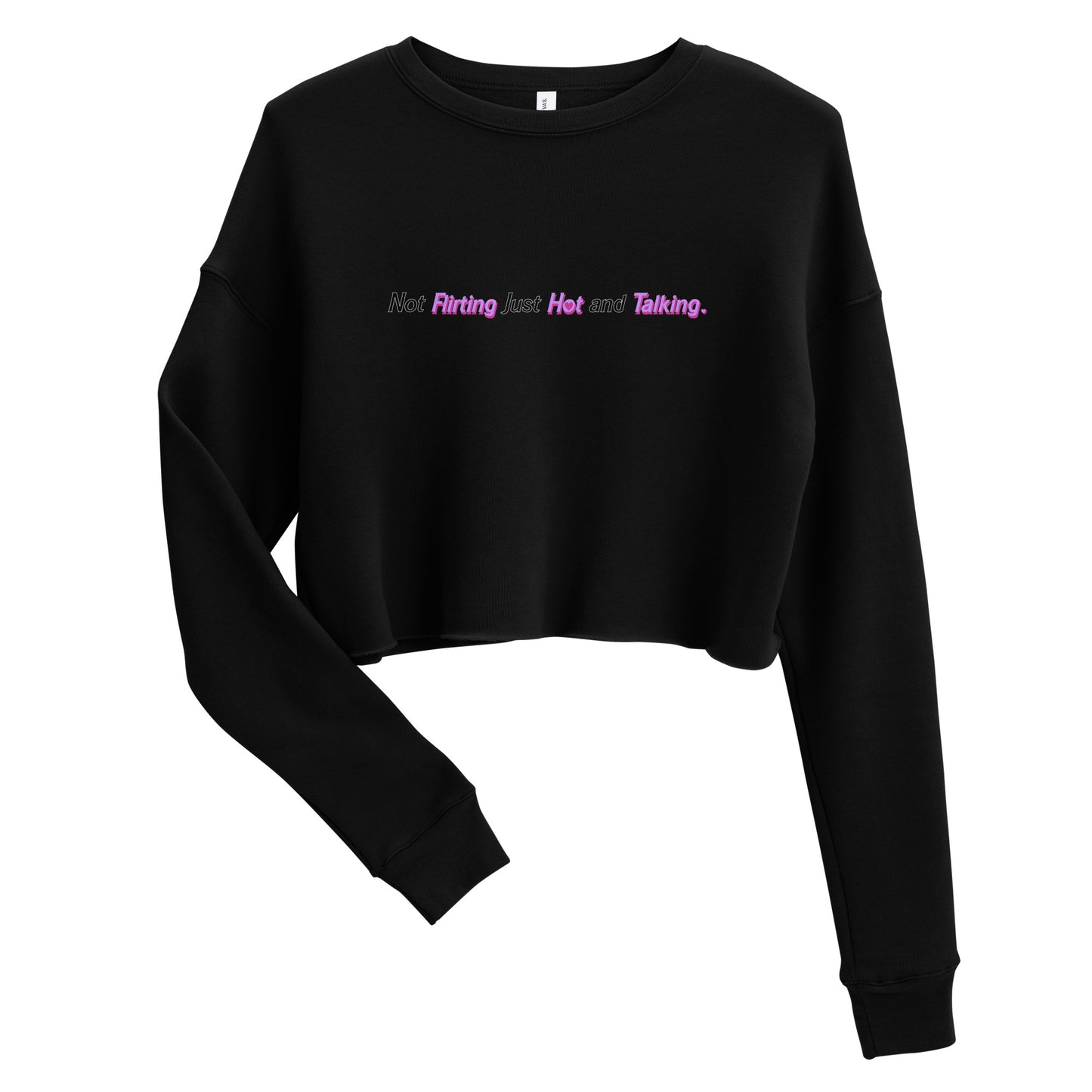 Hot and Talking Crop Sweatshirt - Love, Boy Jordan