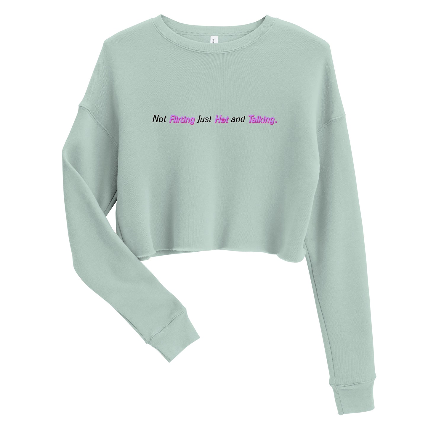 Hot and Talking Crop Sweatshirt - Love, Boy Jordan