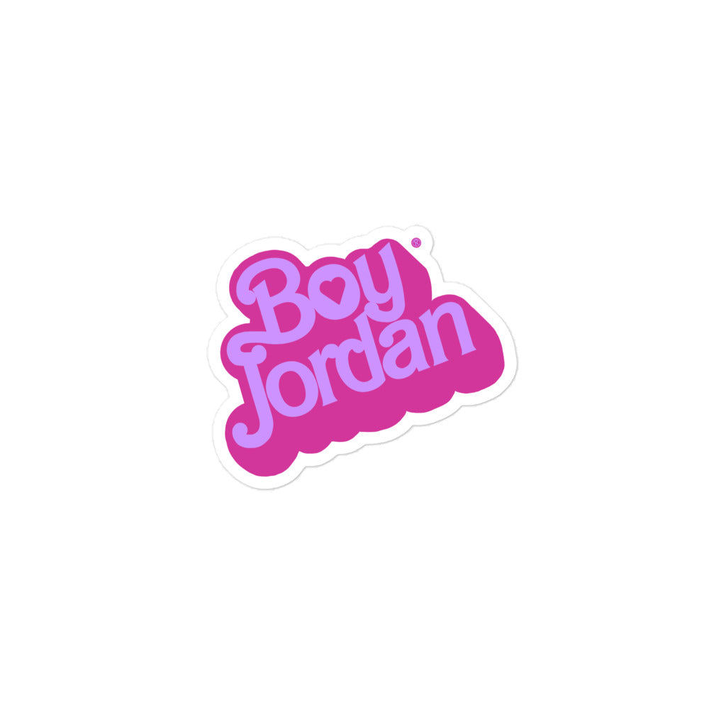 Bubble-free stickers - Love, Boy Jordan