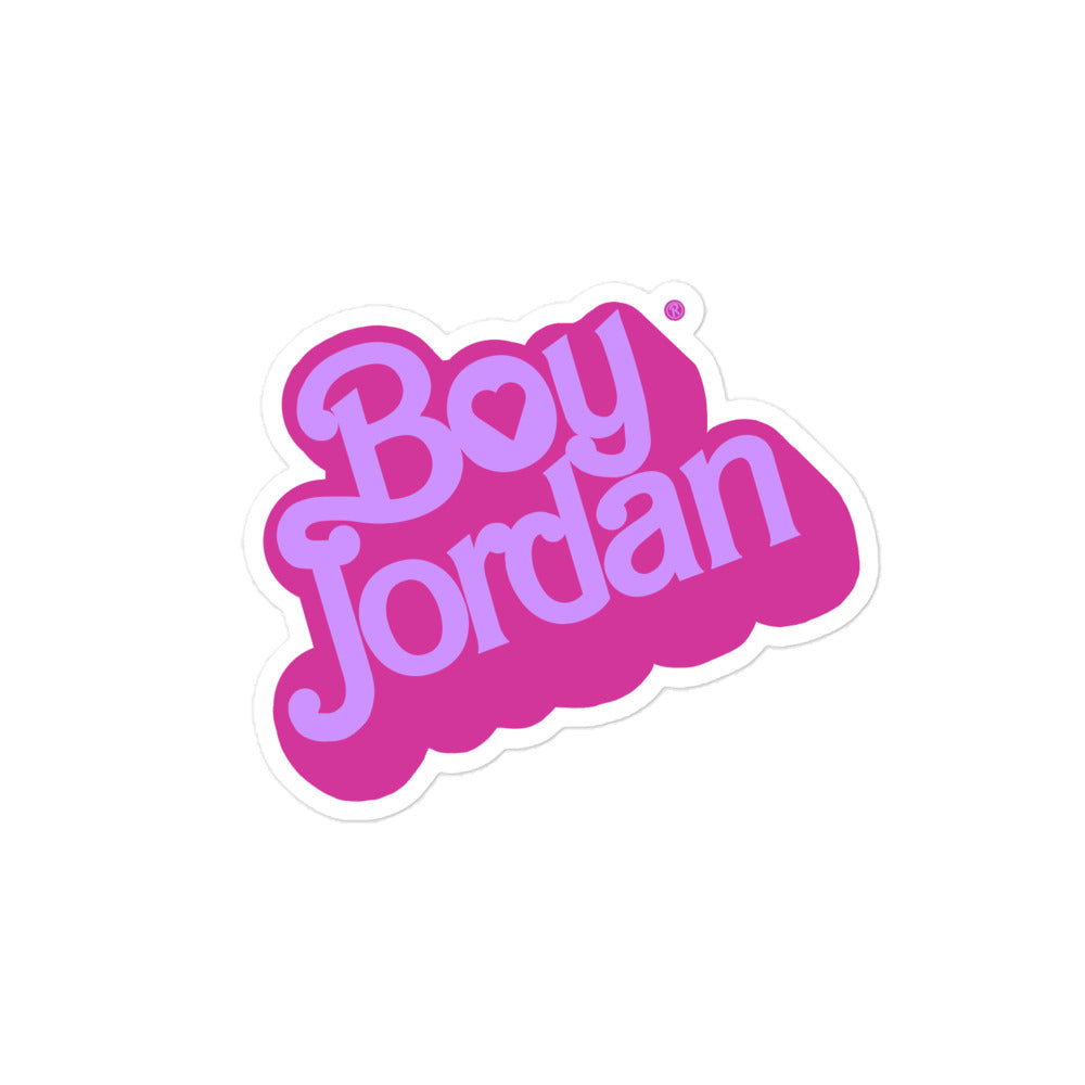 Bubble-free stickers - Love, Boy Jordan