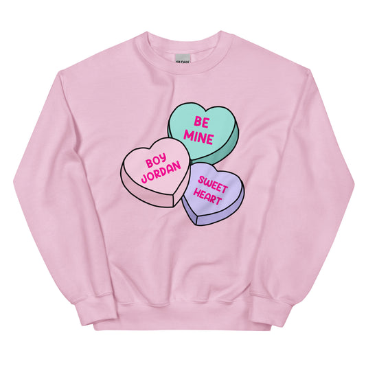 Valentine's Day Unisex Sweatshirt - Love, Boy Jordan