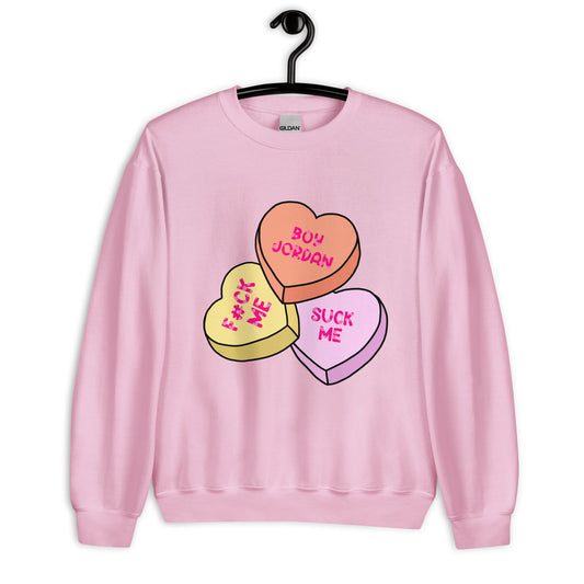 Valentine's Day Unisex Sweatshirt - Love, Boy Jordan